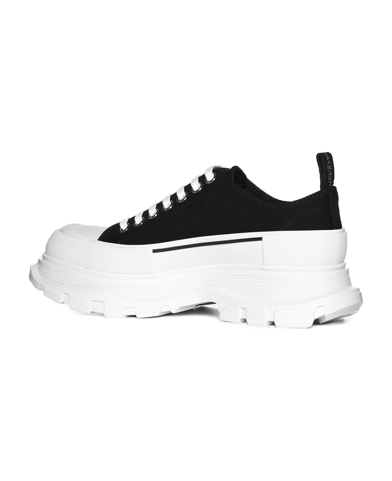 Alexander McQueen Sneaker Tread Slick - Black/white