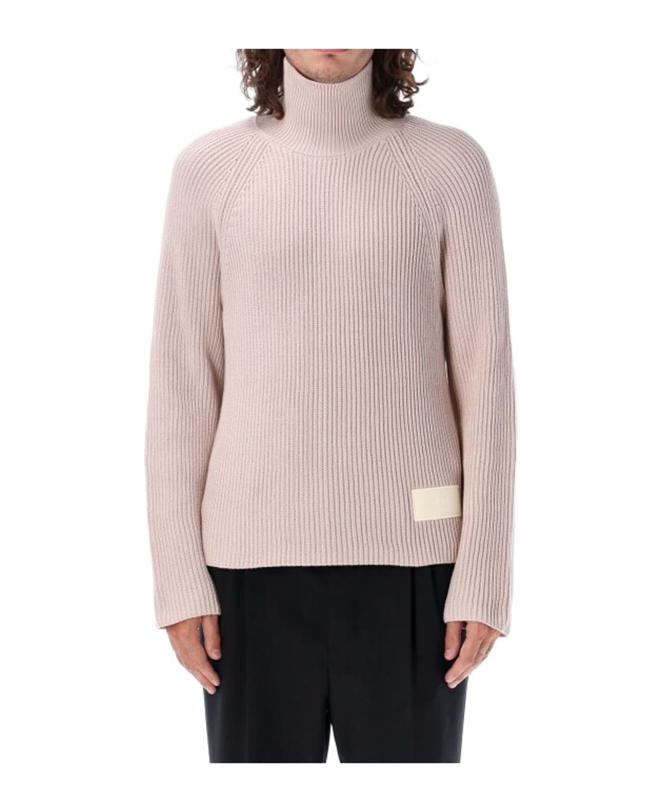 Ami Alexandre Mattiussi Turtleneck Sweater - Pink ニットウェア