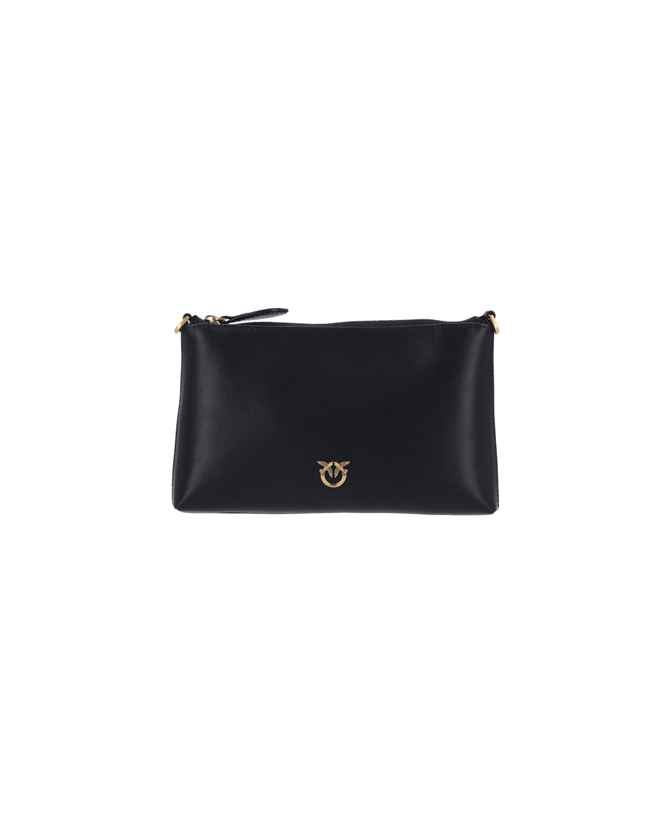 Pinko 
flat Horizontal
 Mini Pouch - BLACK