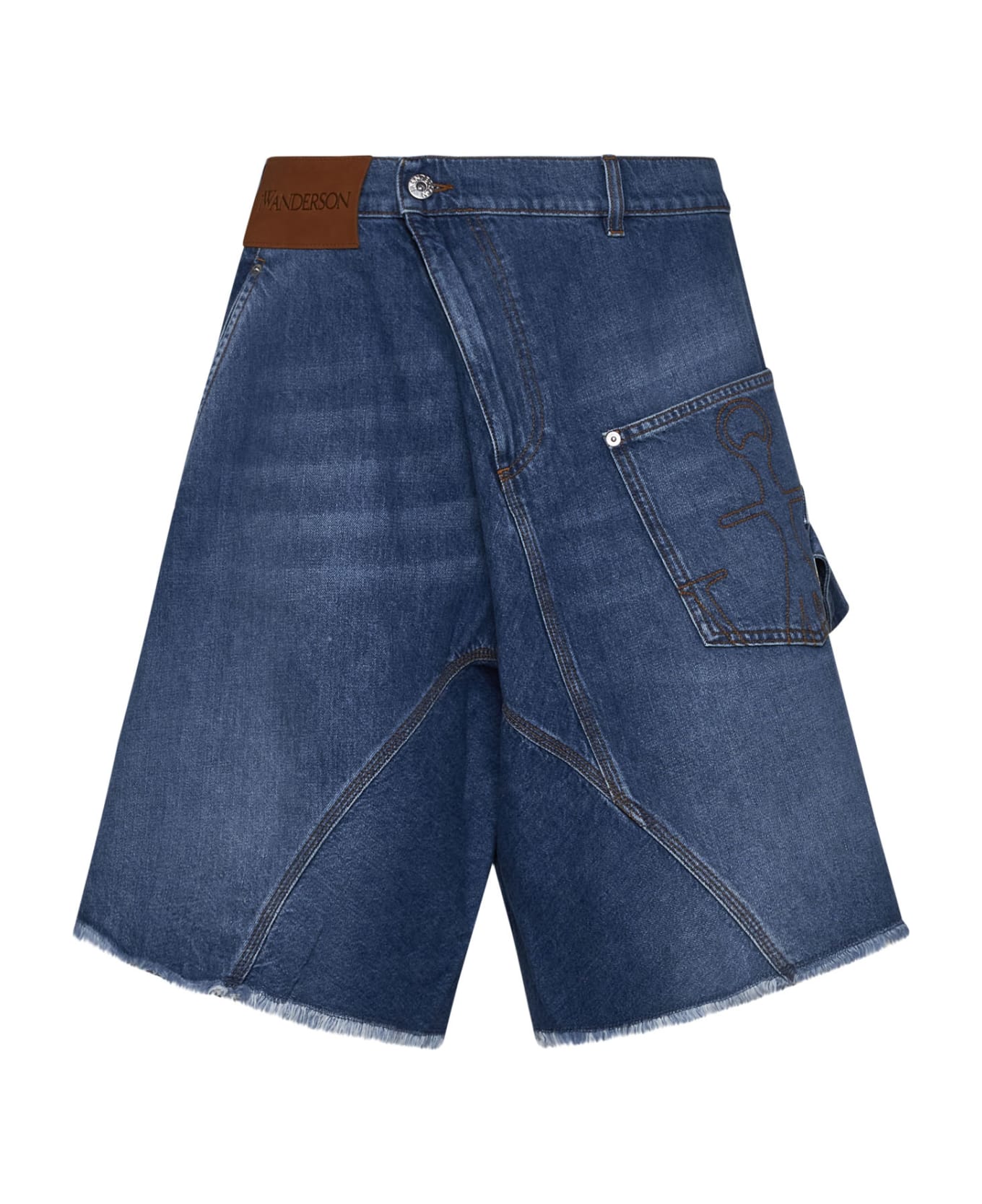 J.W. Anderson Shorts - Light blue denim