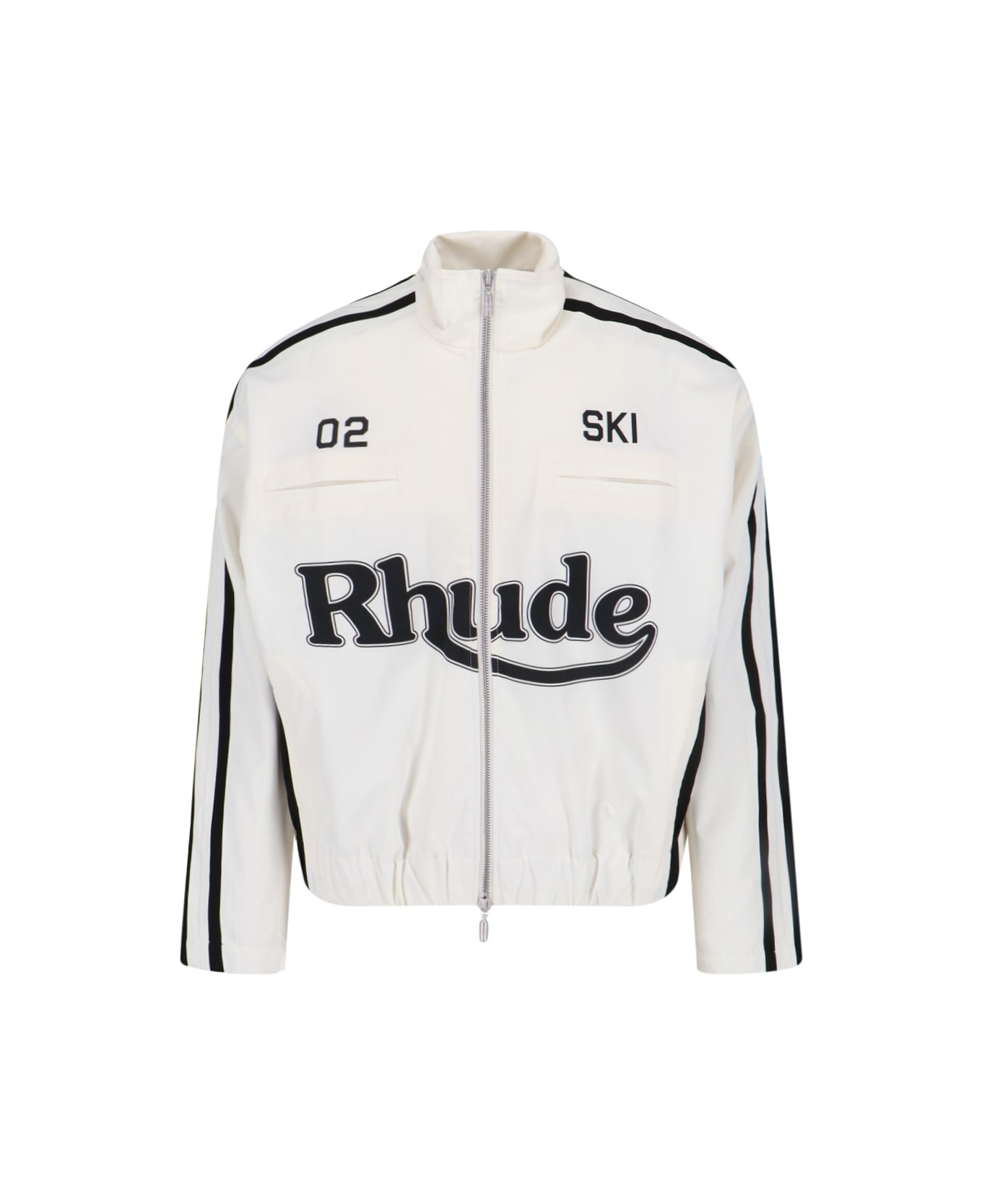 Rhude Ski Track Jacket - White