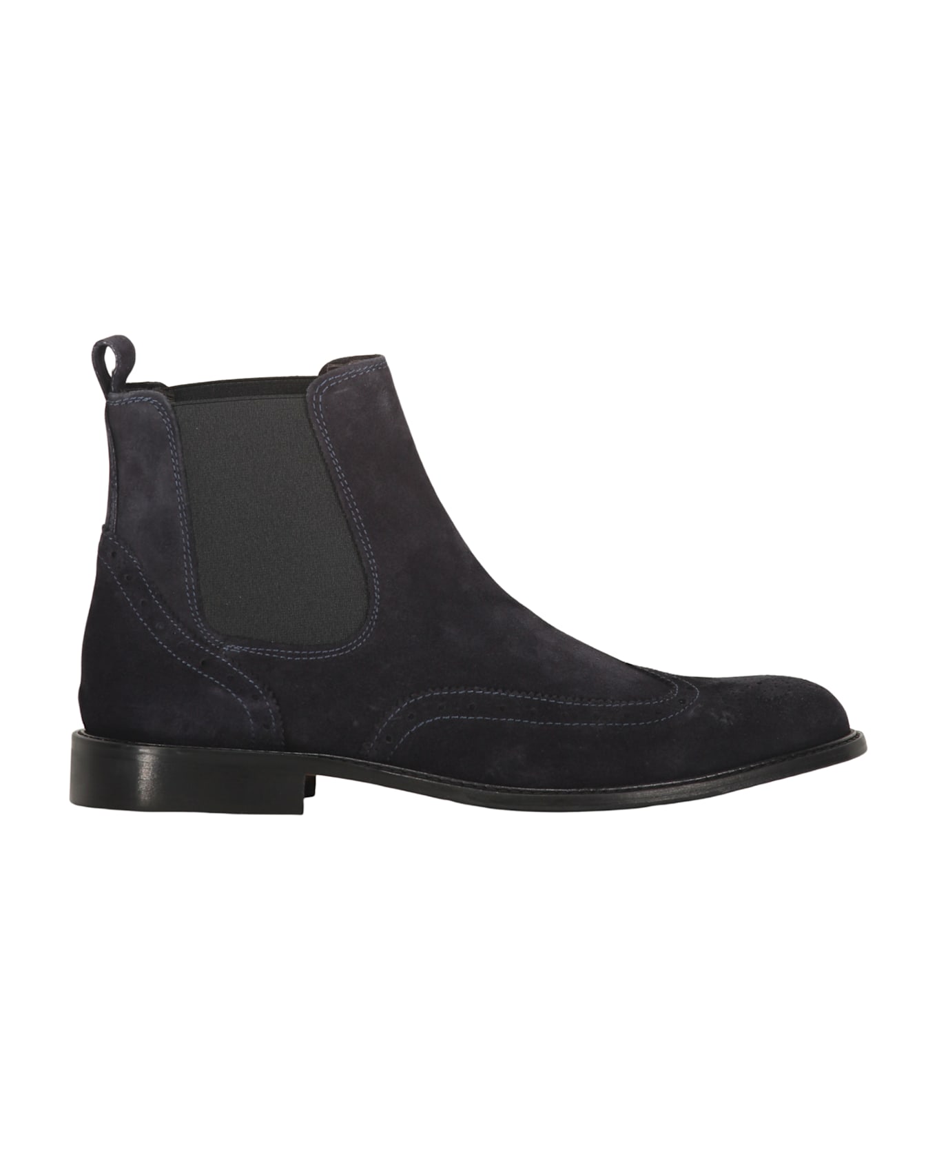 Bruno Magli Suede Chelsea Boots - blue