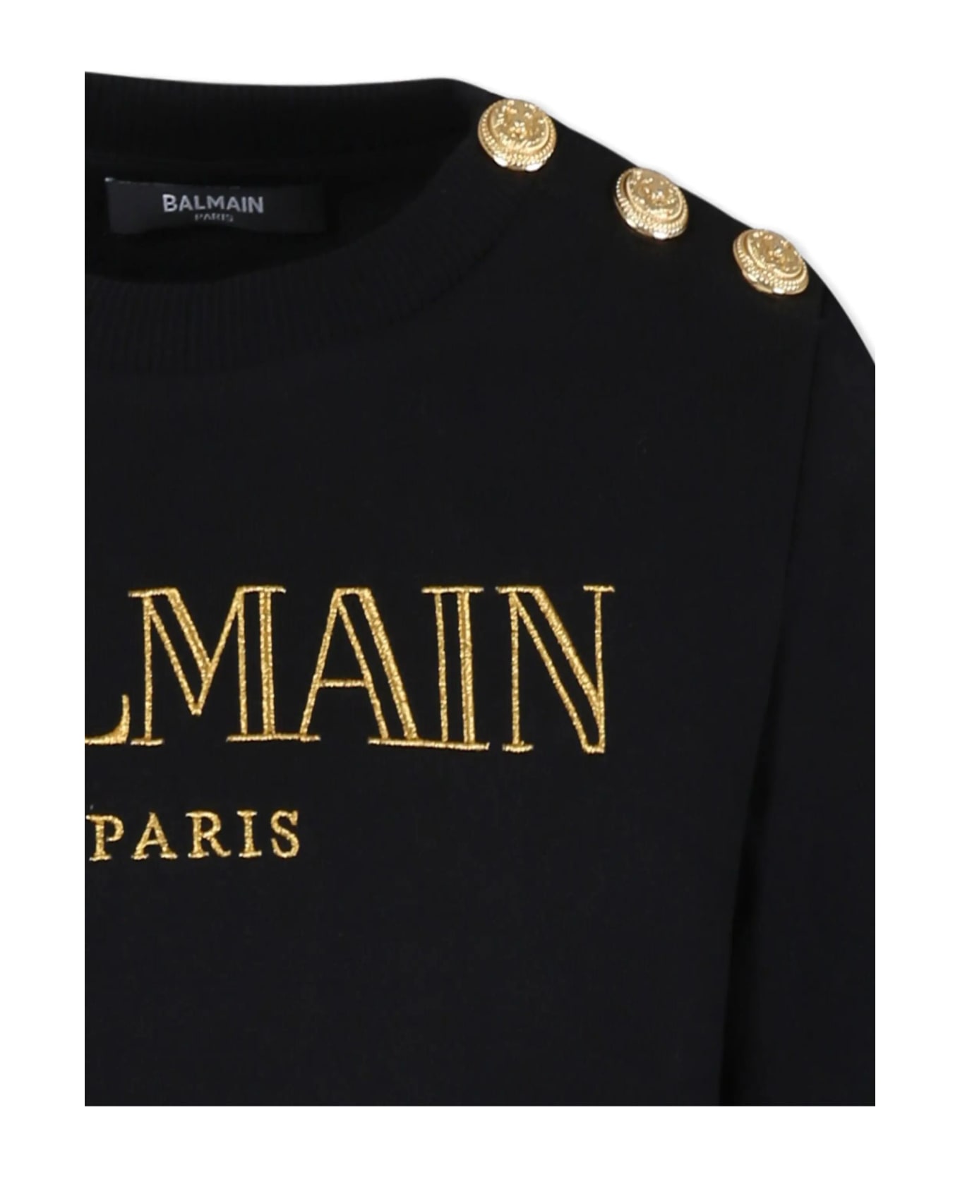 Balmain Sweaters Black - Black