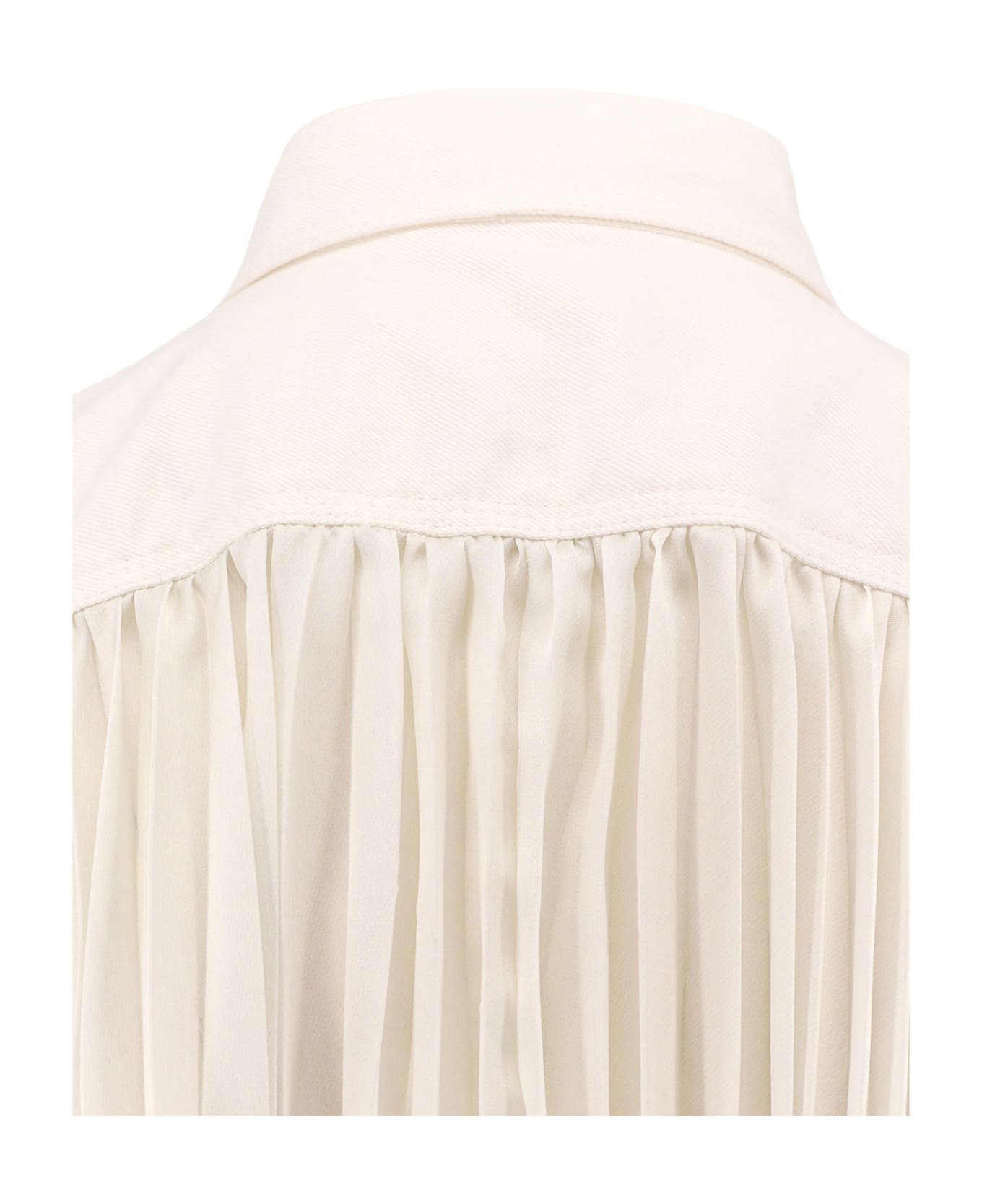 Sacai Denim Vest - White