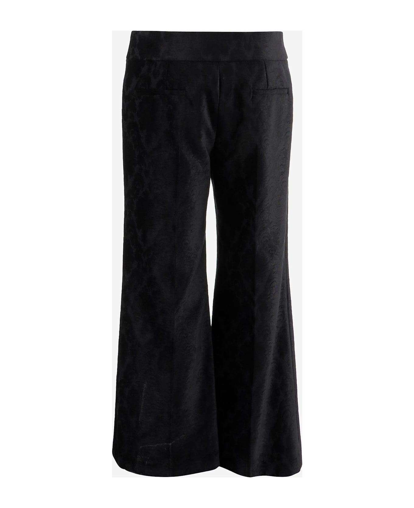 Chloé Viscose And Cotton Pants - Black