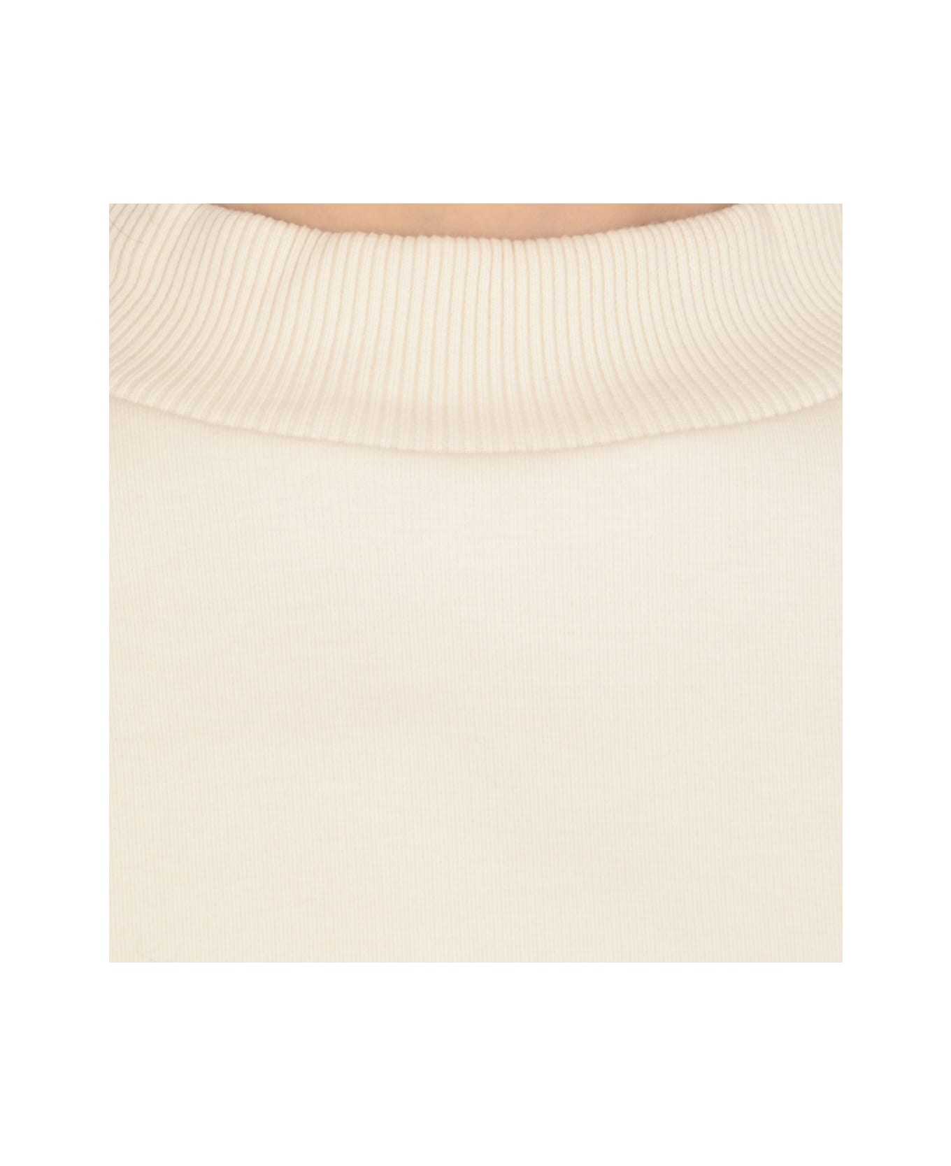 The Attico Ivory Cotton T-shirt - Ivory Tシャツ