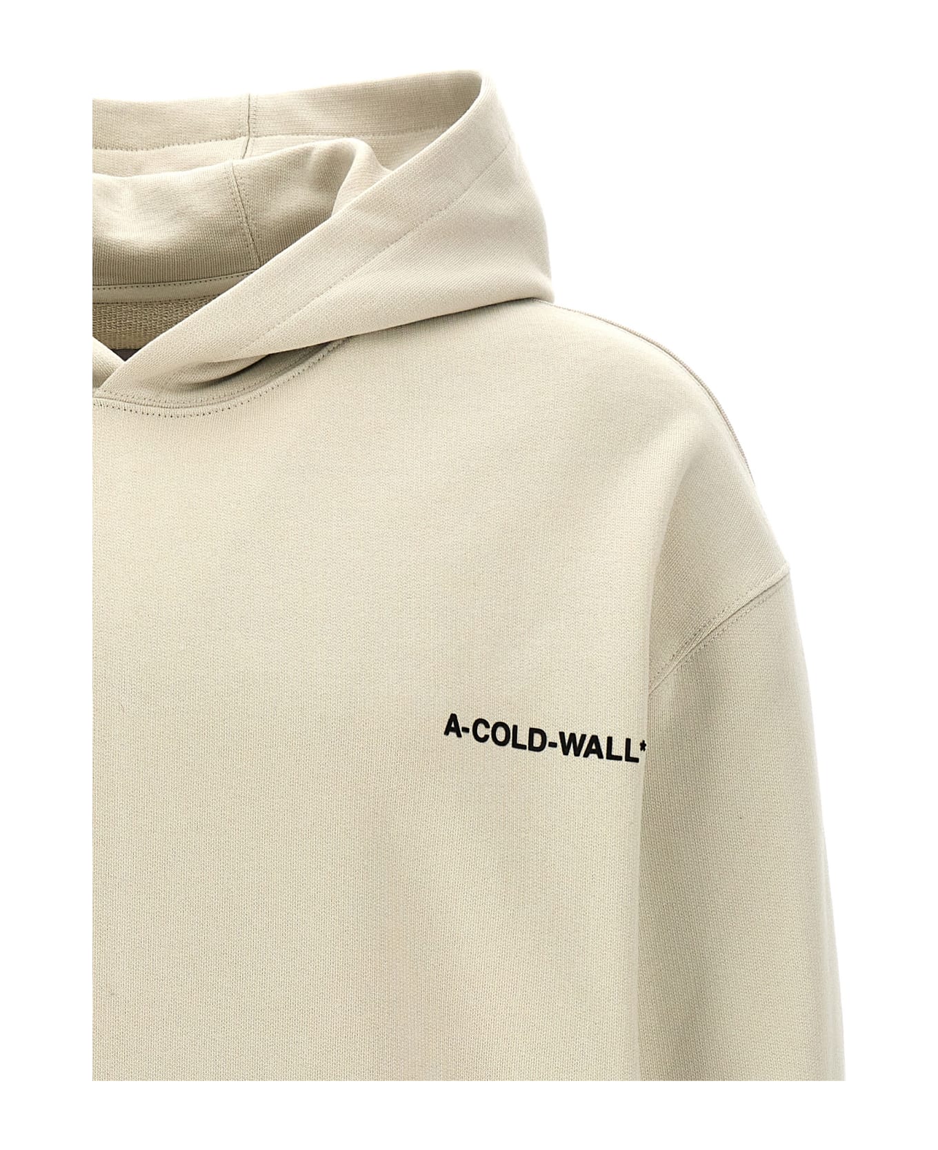 A-COLD-WALL 'essential Small Logo' Hoodie Fleece - BONE