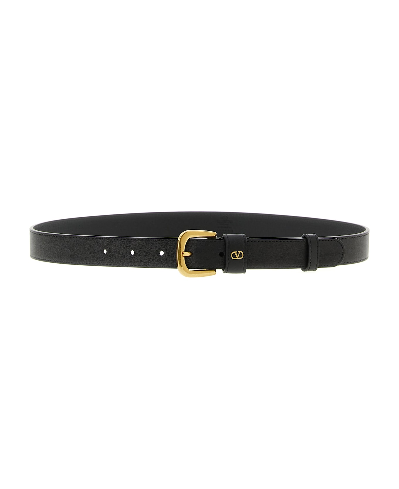Valentino Garavani Vlogo Signature Belt - Black  
