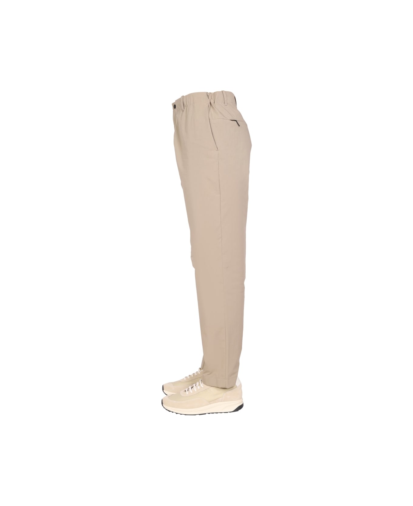 Monobi Sttraight Leg Pants - BEIGE