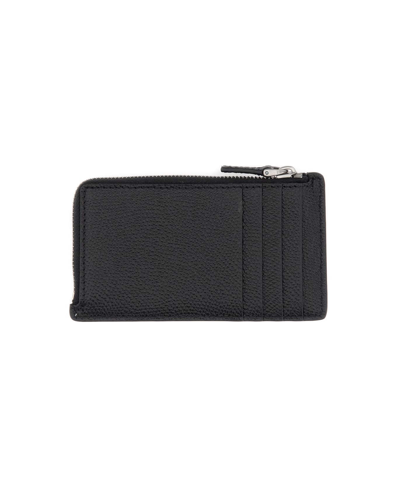 Valentino Garavani "vlogo Signature" Leather Coin Purse - BLACK