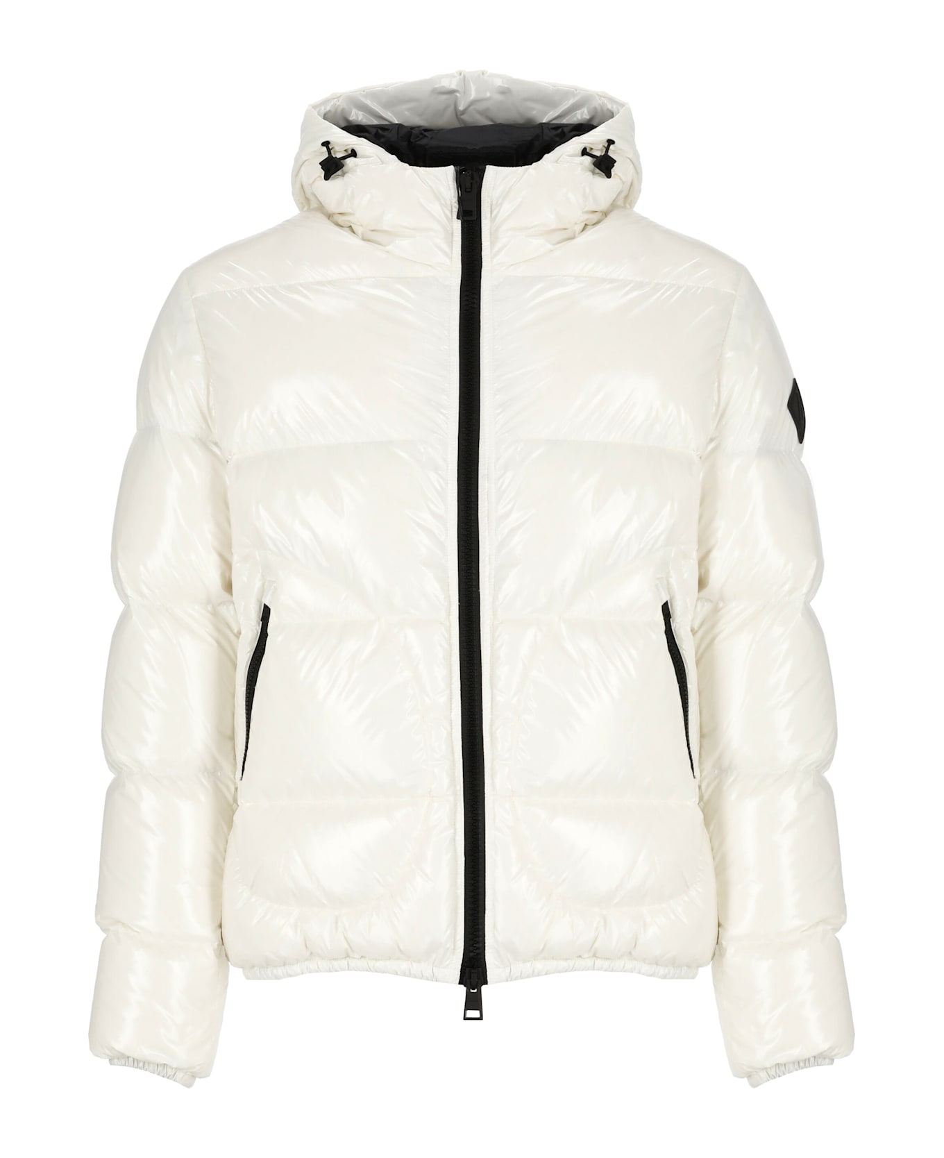Herno Zip-up Hooded Jacket - White
