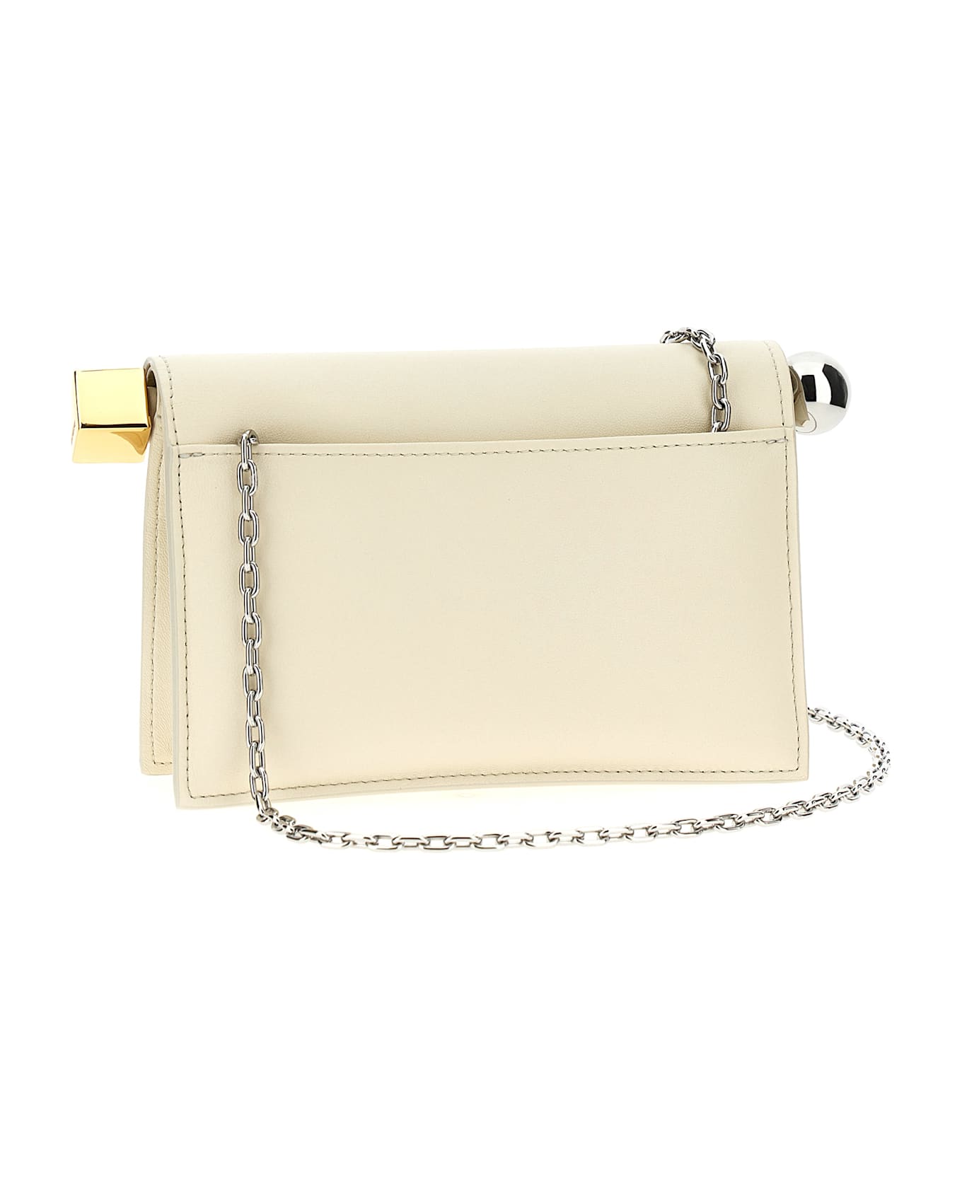 Jacquemus 
la Petite Pochette Rond Carré
 Clutch - White