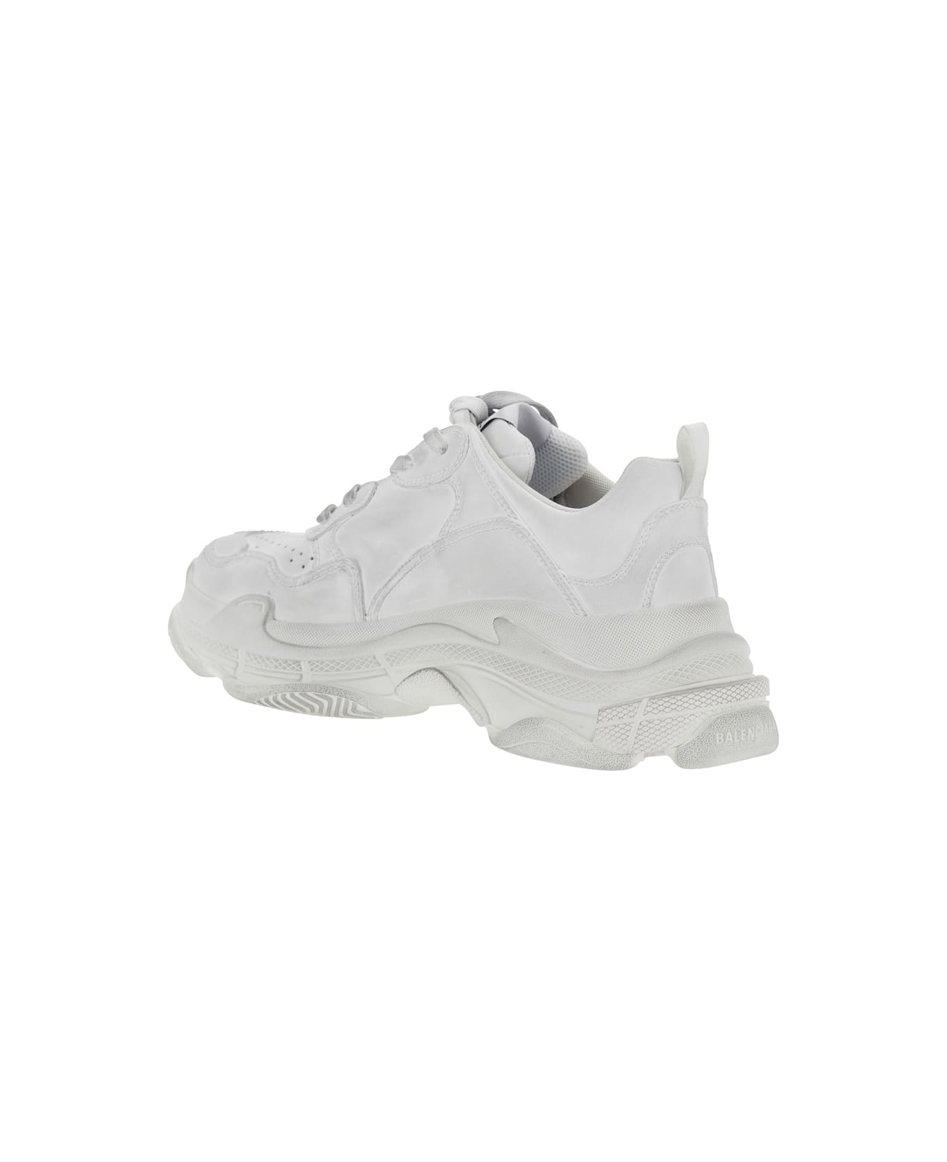 Balenciaga Triple S Sporty Sneakers - White