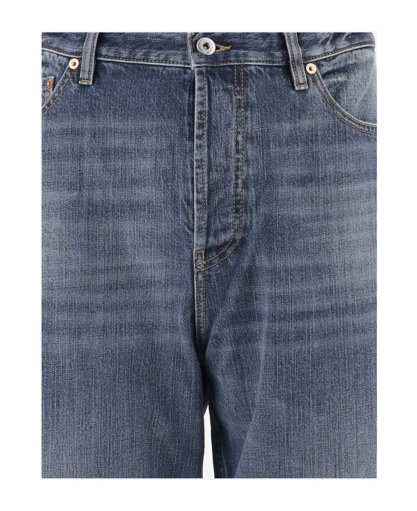 Valentino Cotton Denim Jeans - Blue