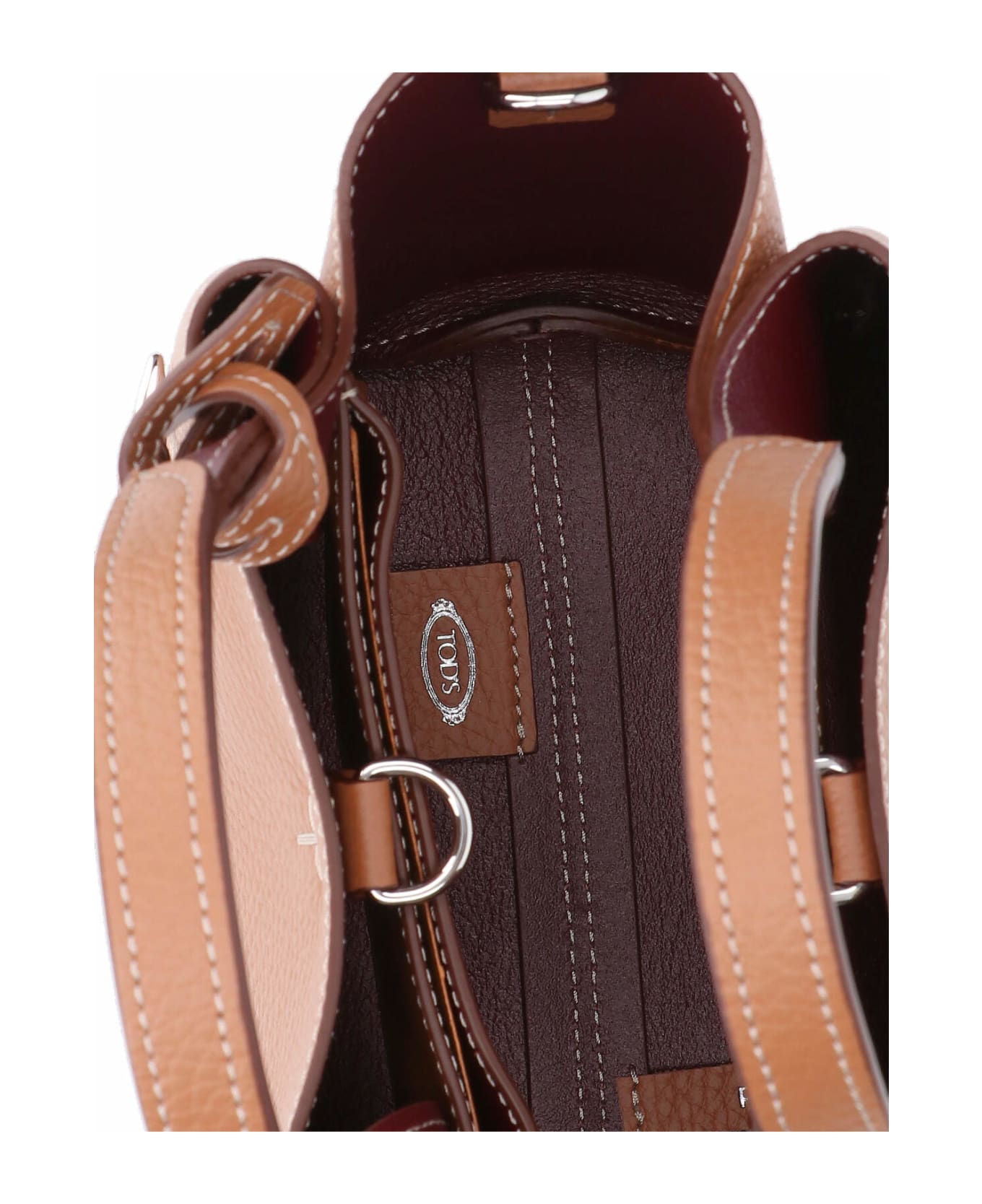 Tod
s Micro Leather Handbag - Brown