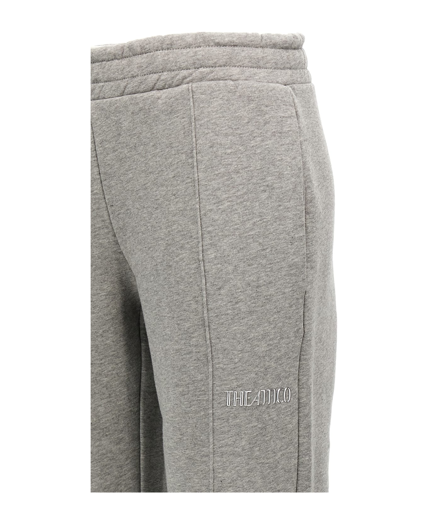 The Attico Logo Joggers - Gray