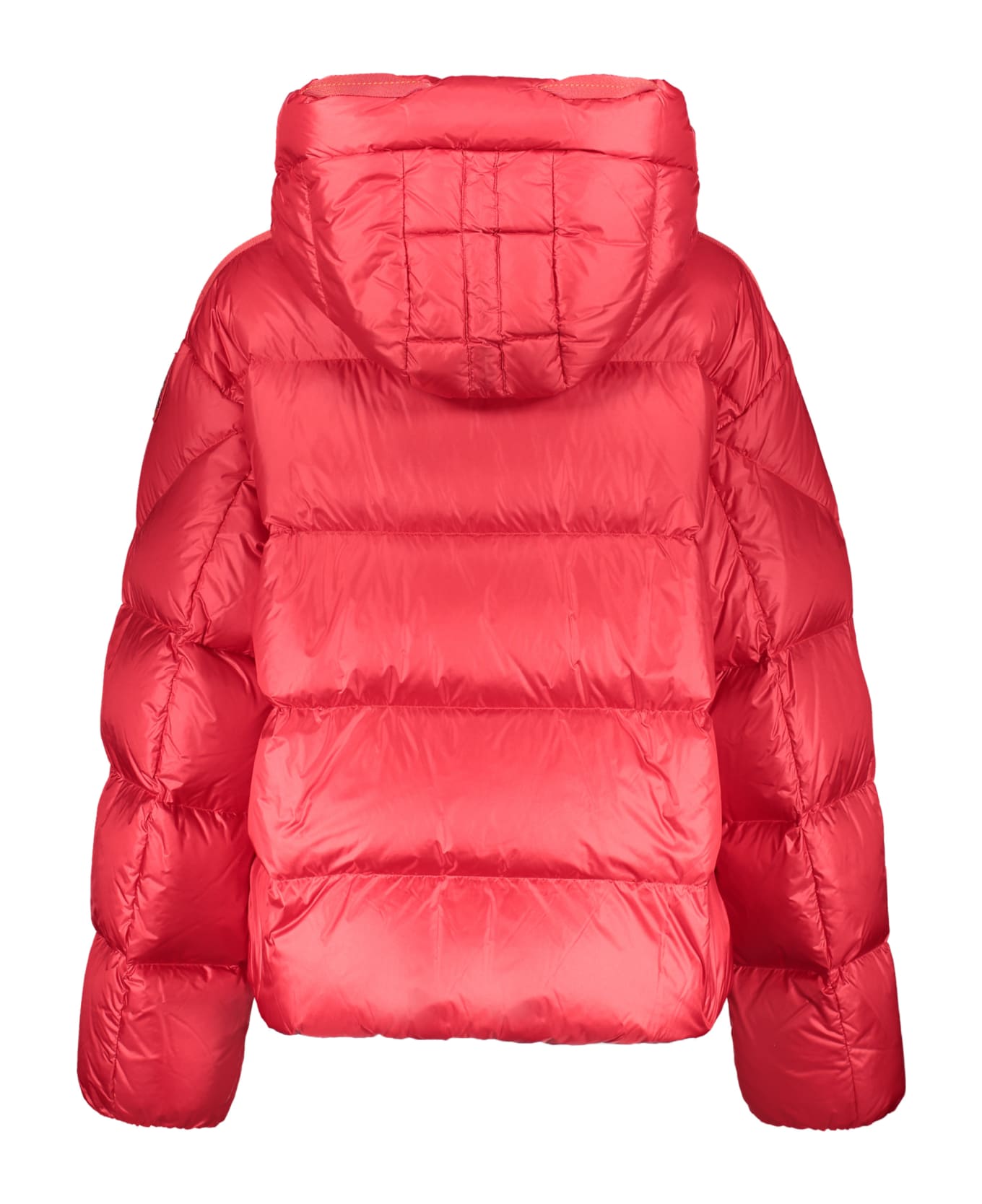 Parajumpers Tilly Hooded Short Down Jacket - red ダウンジャケット