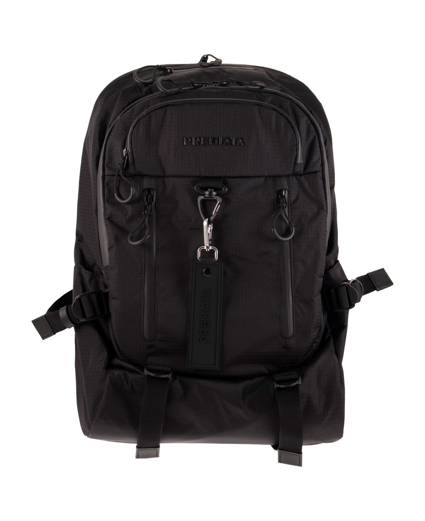 Premiata Ventura - Backpack With Hooks - Black