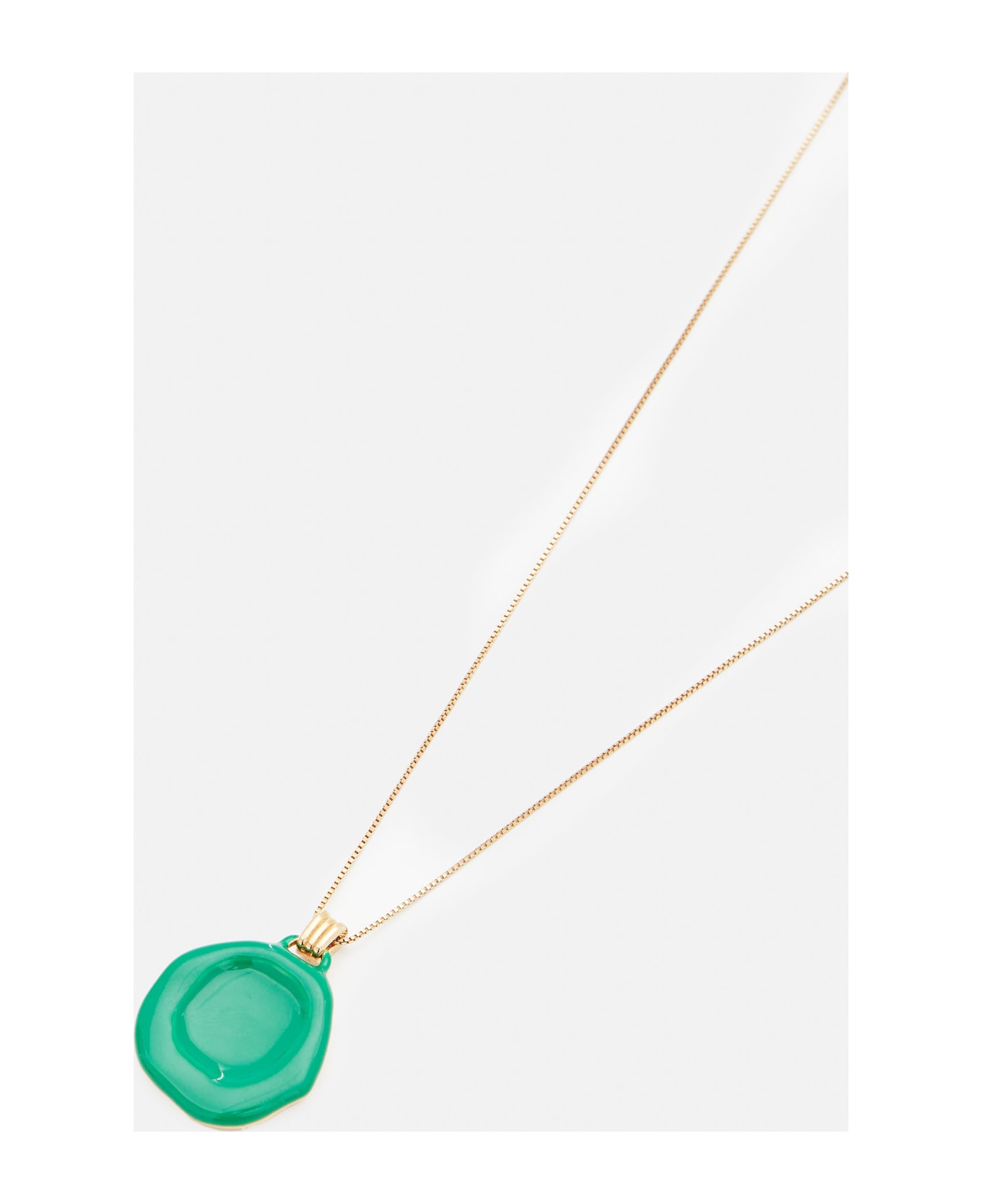 Bottega Veneta Pendant Gold Finishing Sterling - Green