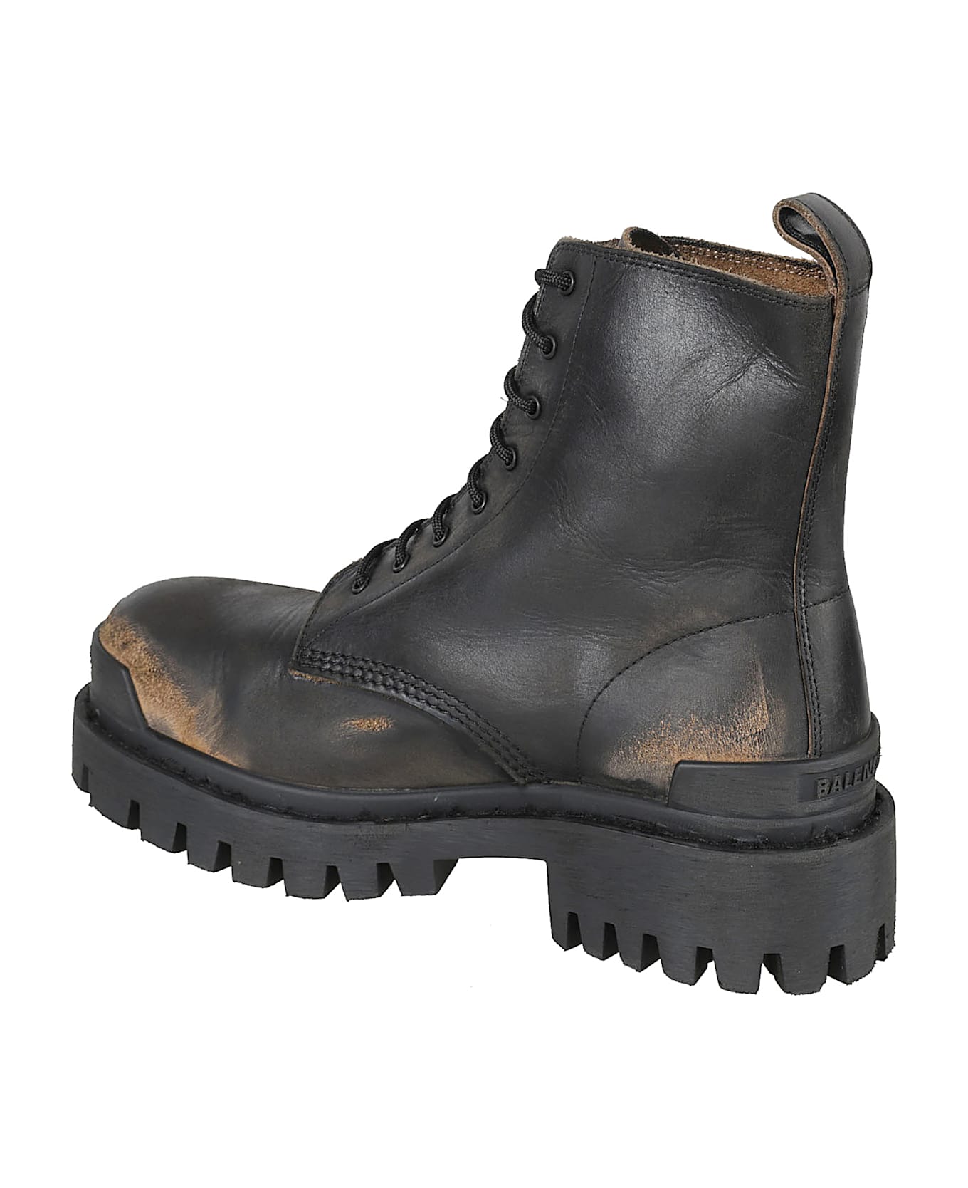 Balenciaga Strike Boots - Black/Brown