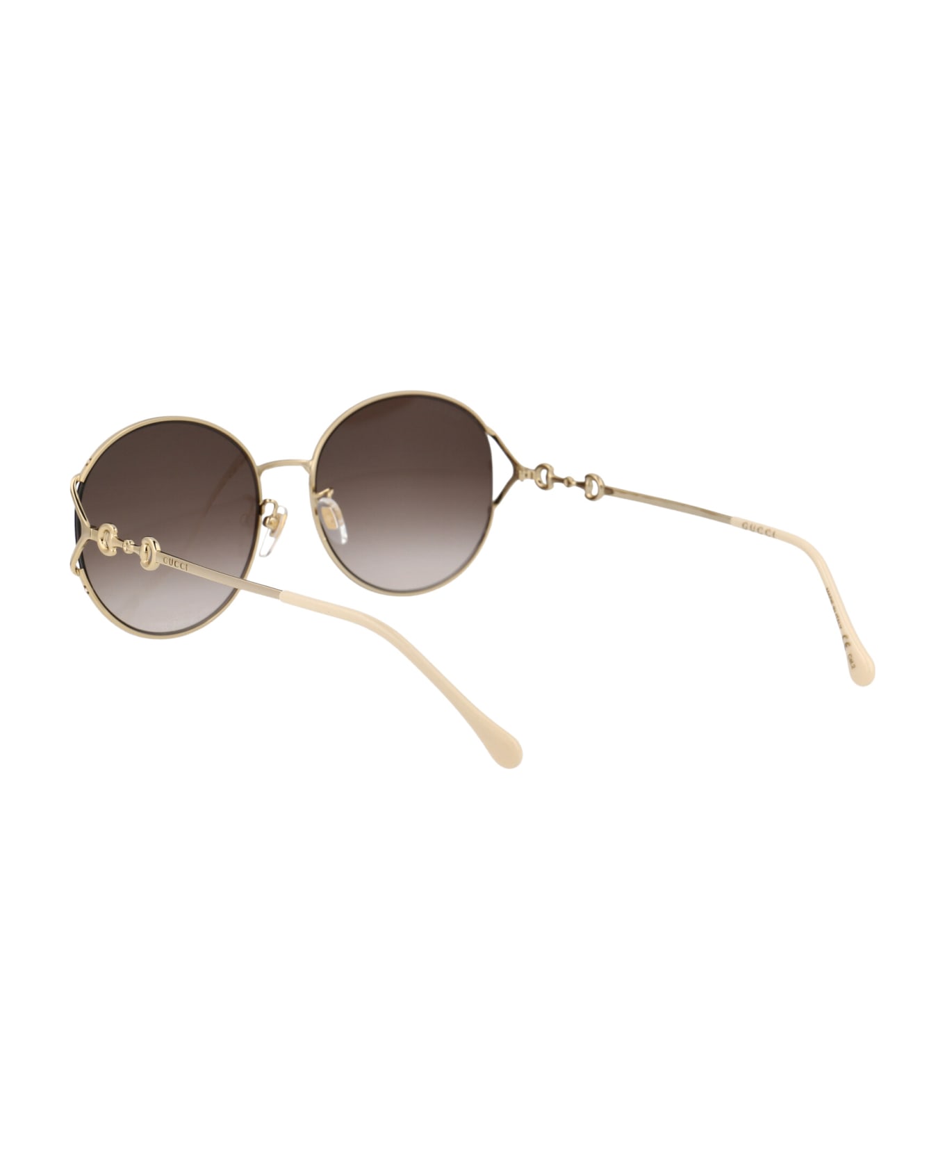 Gucci Eyewear Gg1017sk Sunglasses - 003 GOLD GOLD BROWN サングラス