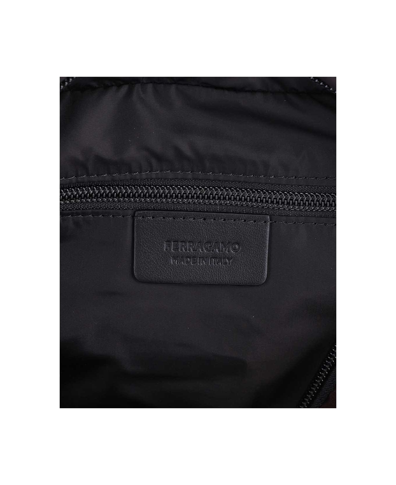 Ferragamo Nylon Messenger Bag - red