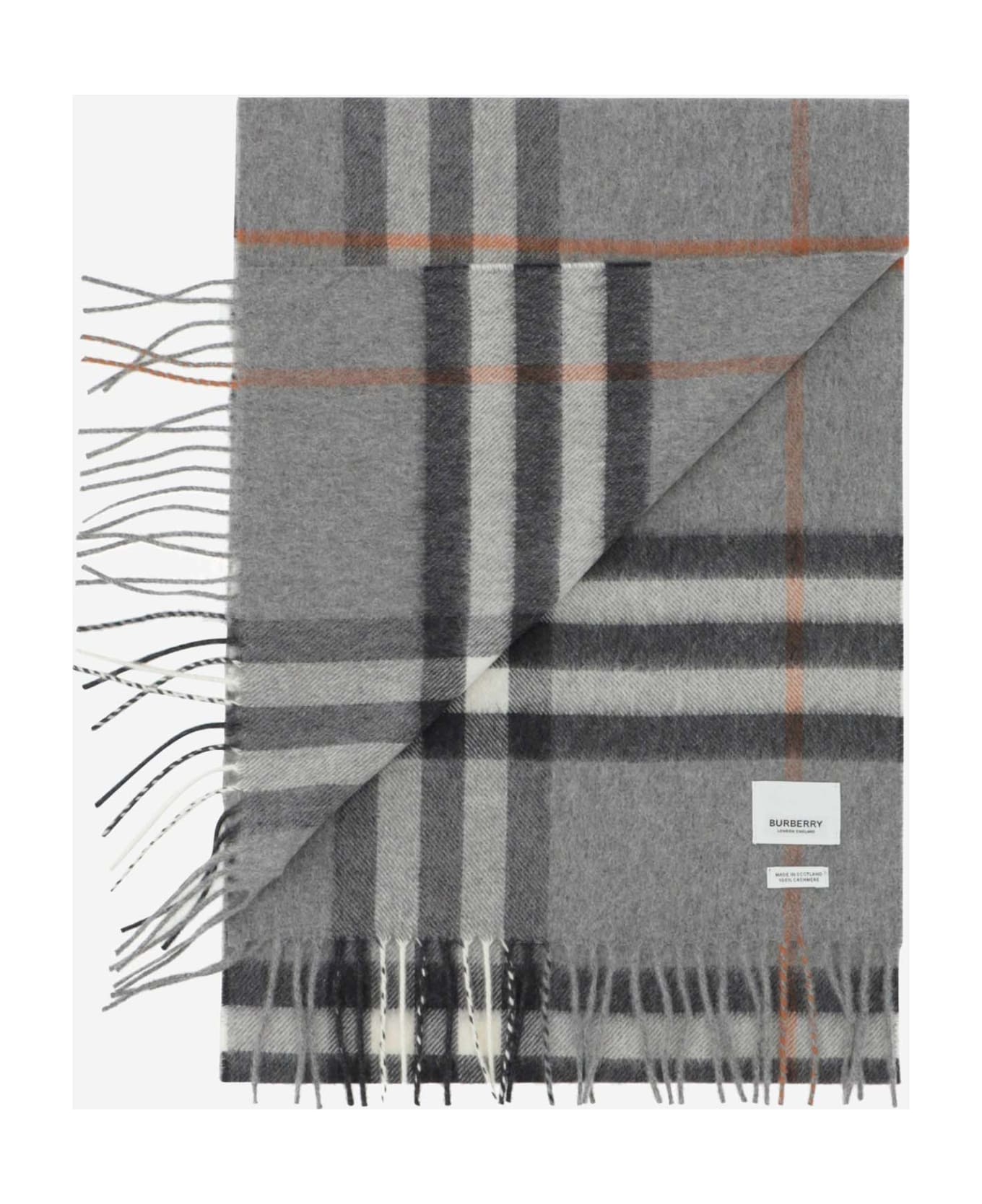 Burberry Cashmere Scarf With Check Pattern スカーフ