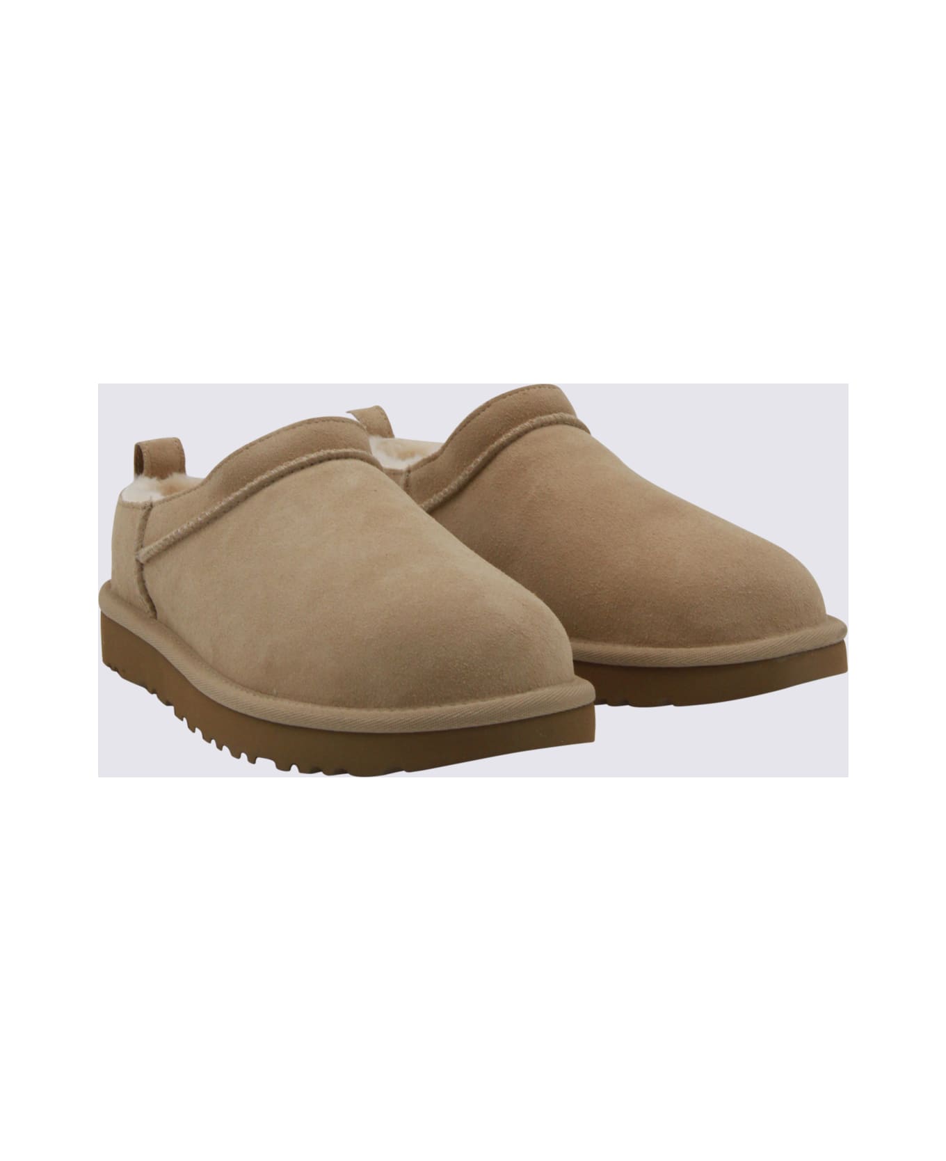 UGG Sand Leather Flats - SAND