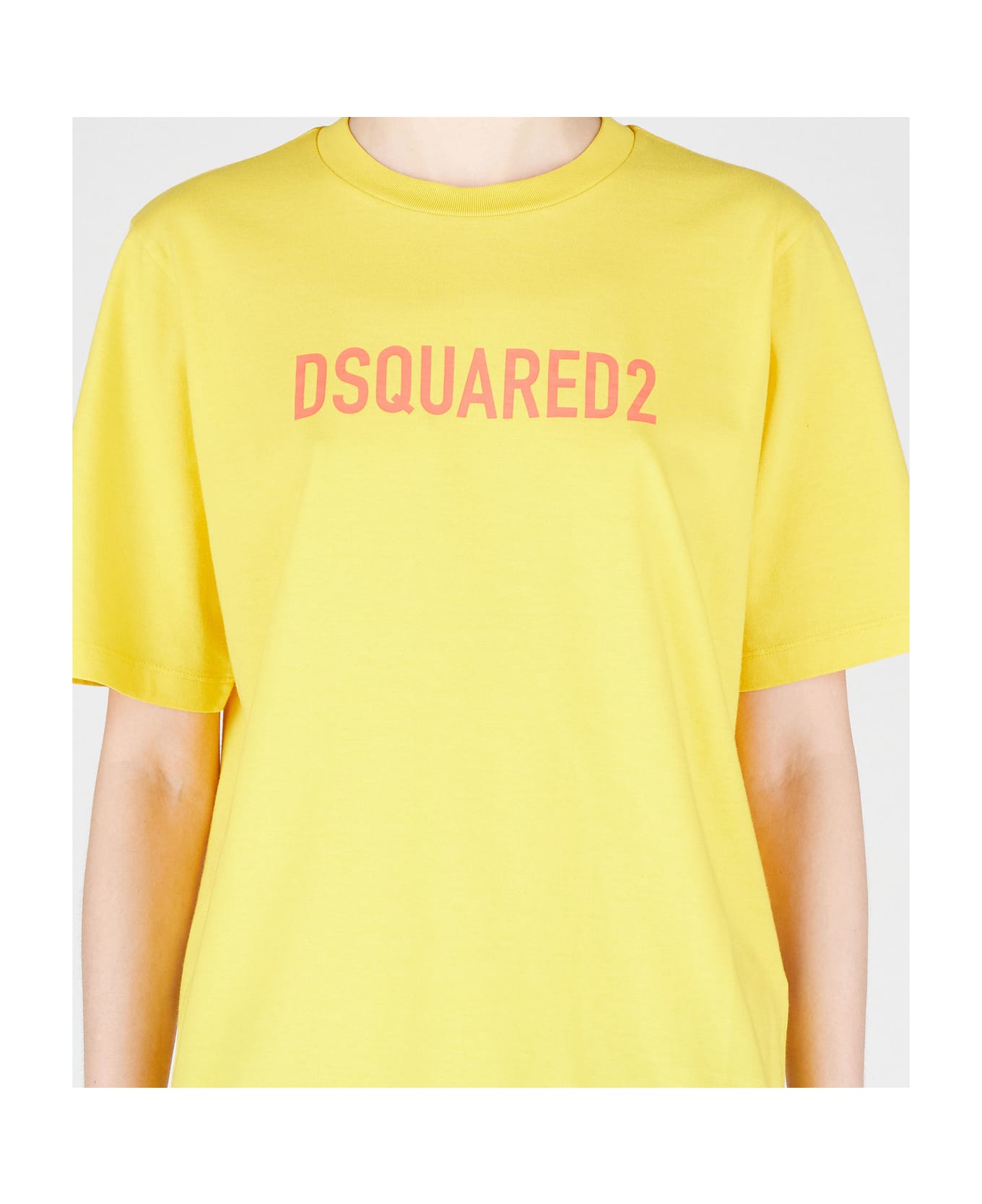 Dsquared2 T-shirts - Cyber yellow Tシャツ