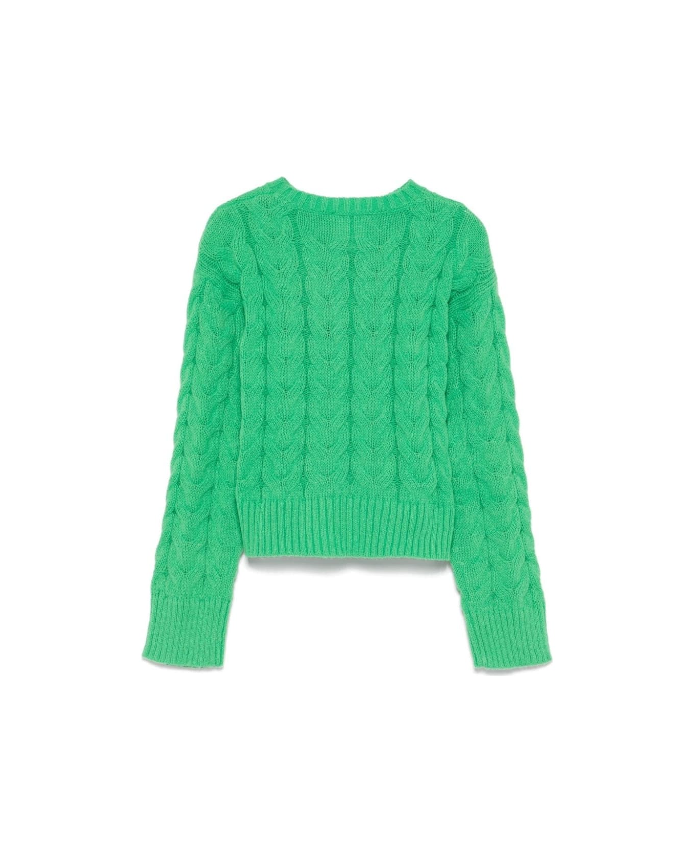 Stella McCartney Kids Maglione Verde Mela - Green