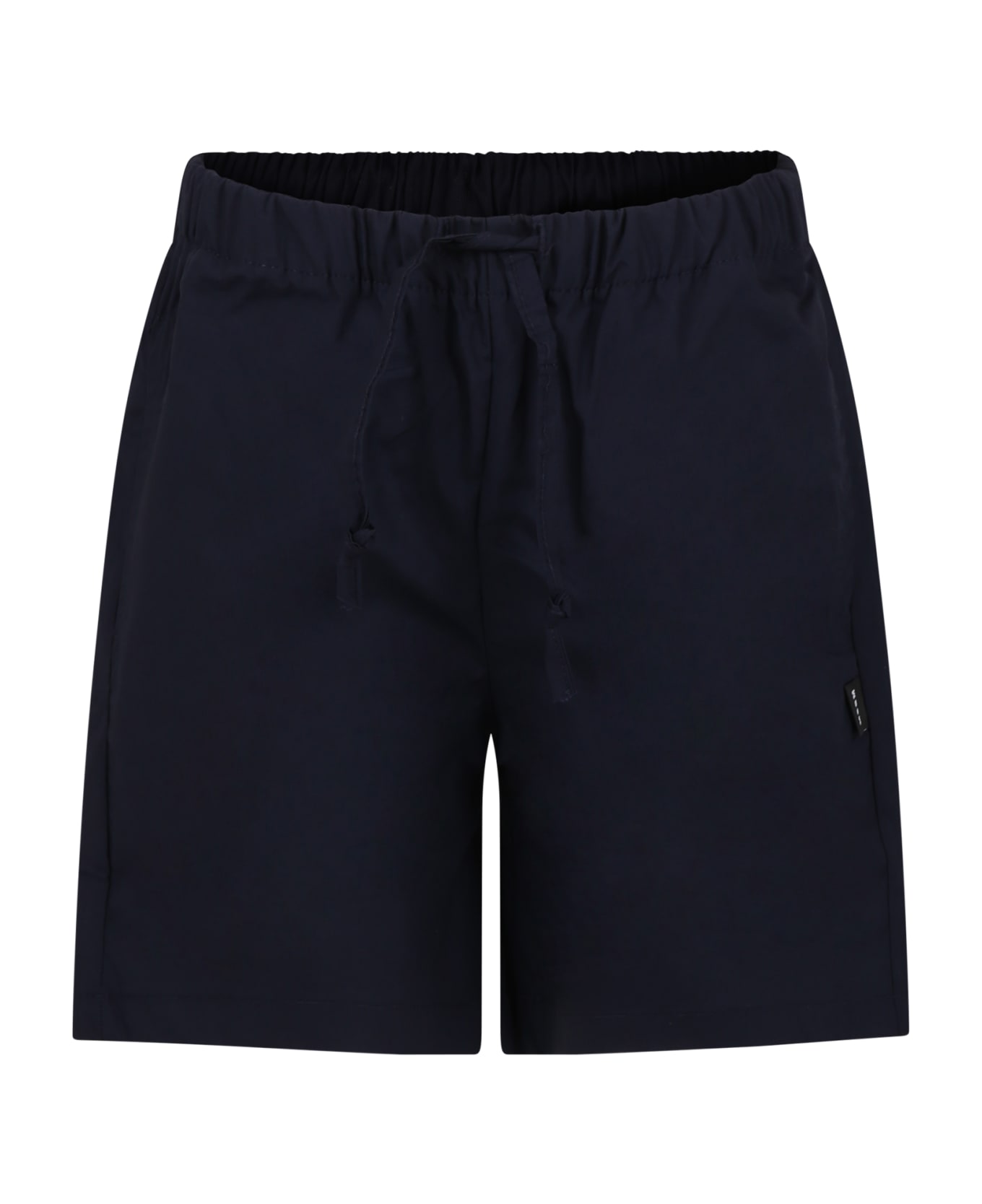MSGM Blue Shorts For Boy With Logo
