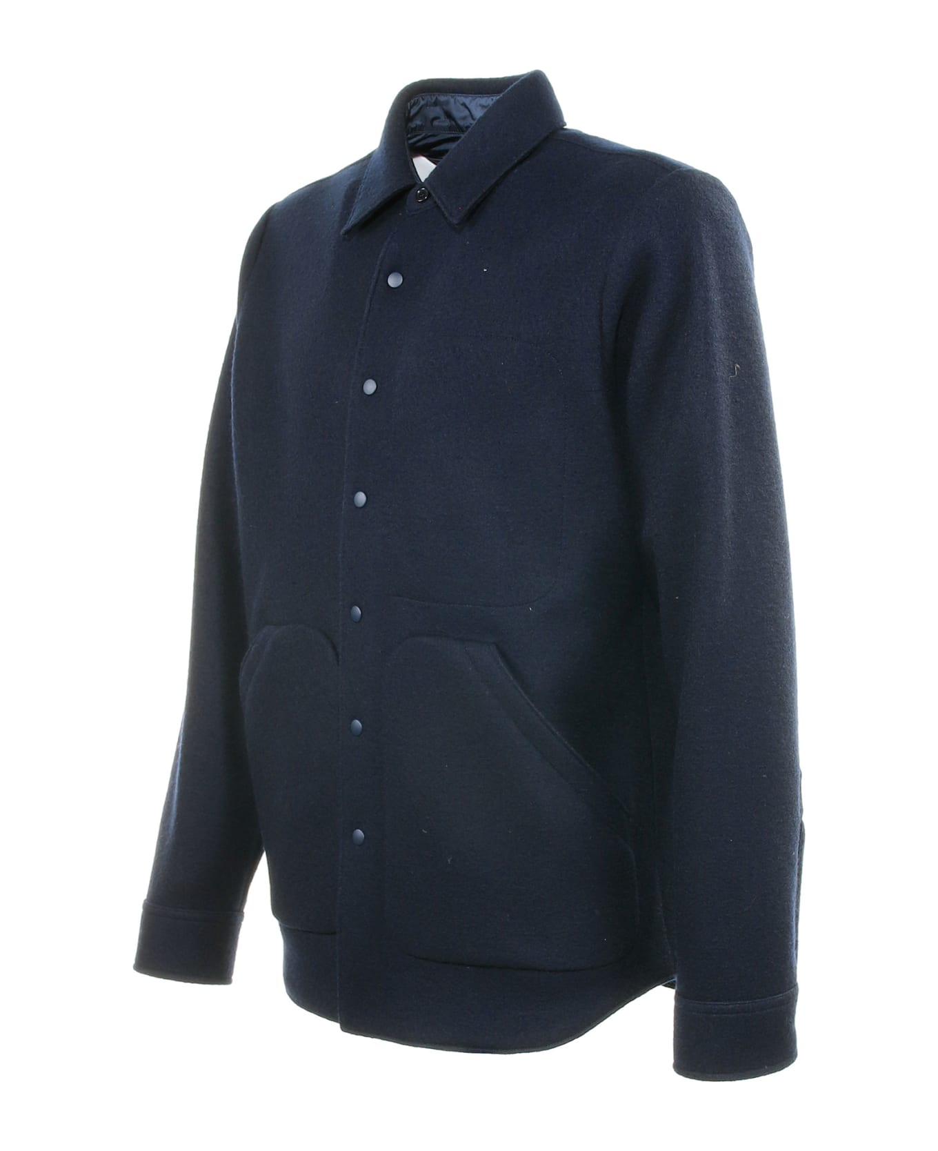 Aspesi Jacket With Buttons - NAVY