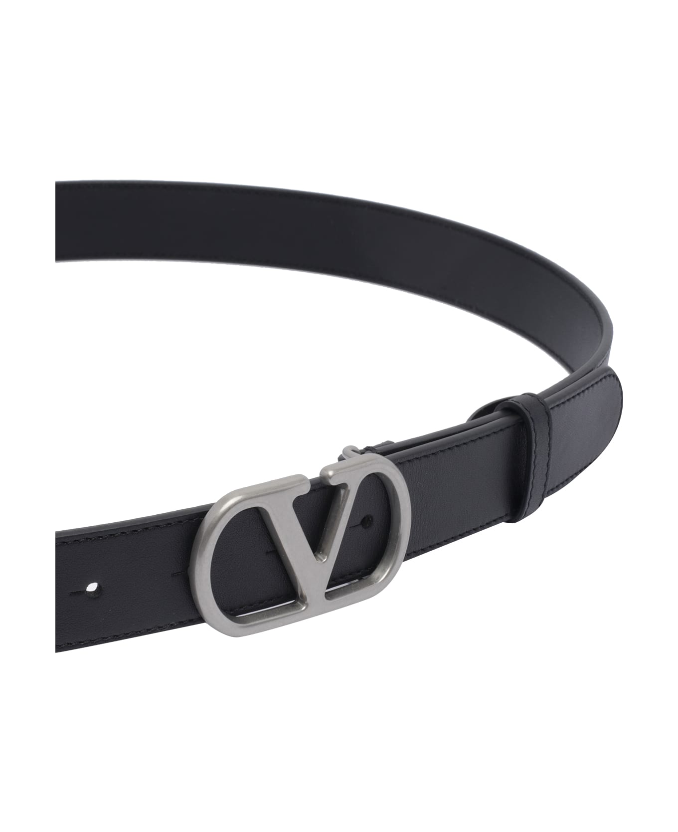 Valentino Garavani Vlogo Signature Belt - Black