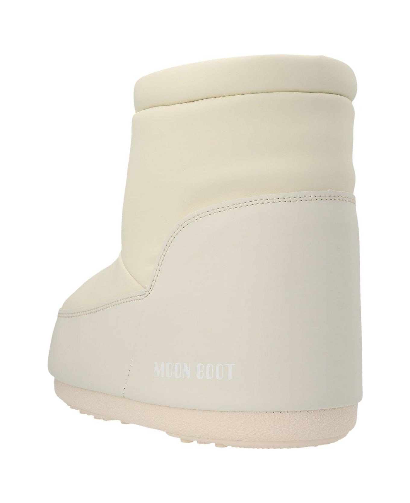 Moon Boot Icon Low Logo Printed Boots - Bianco