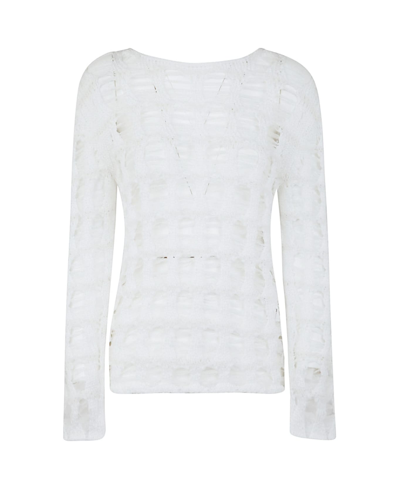 Comme des Garçons Ladies Sweater - Off White