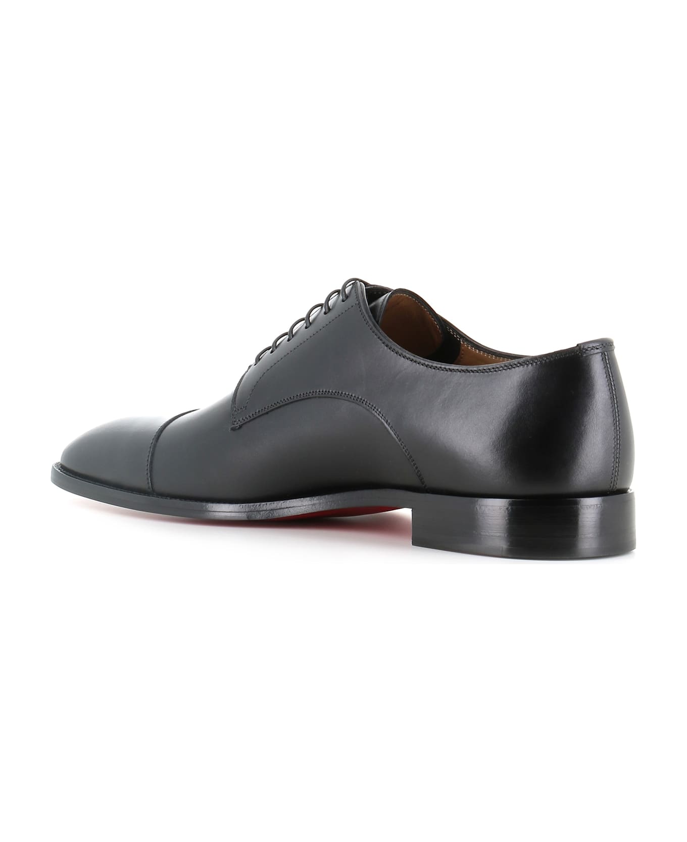 Christian Louboutin Derby Top 5 Flat - Black