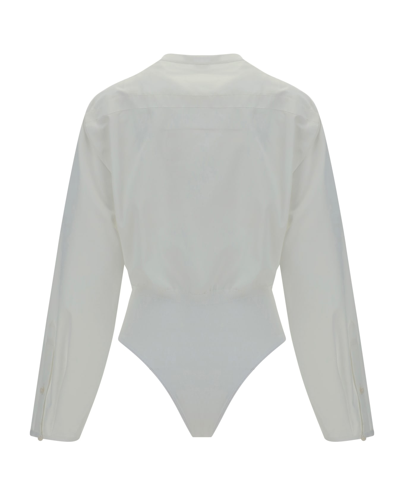 Alaia Cotton Bodysuit - Blanc