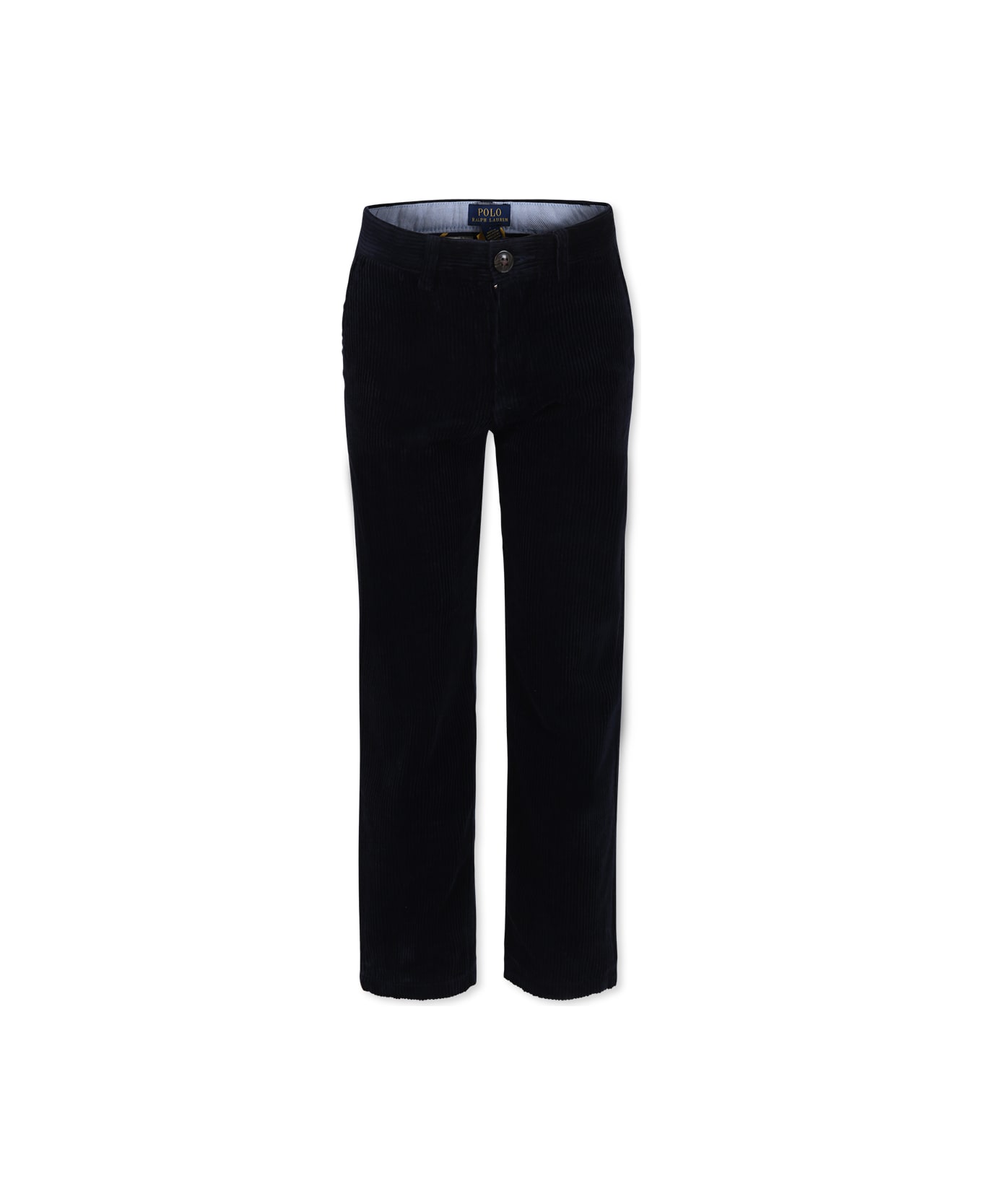 Ralph Lauren Blue Trousers For Boy With Horse - Blue