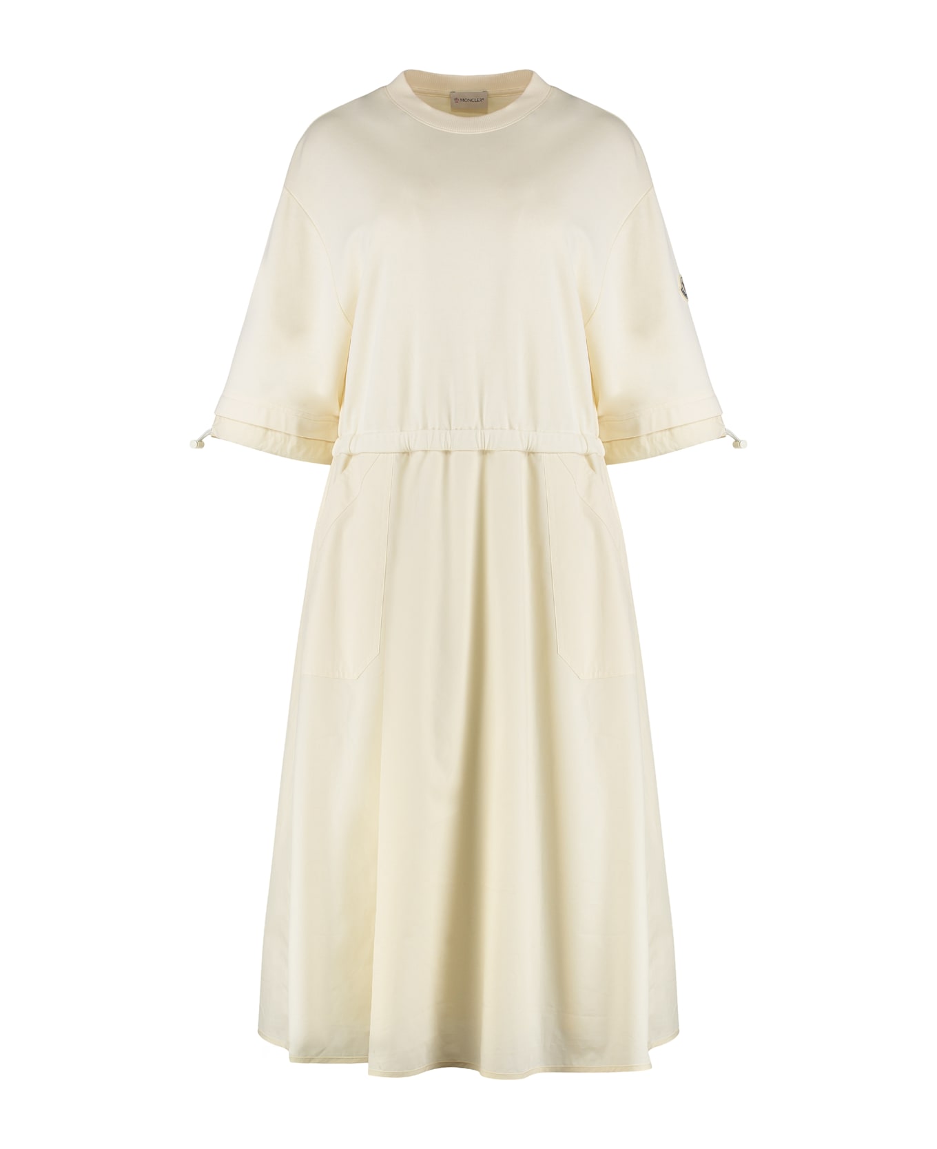 Moncler Cotton Dress - panna
