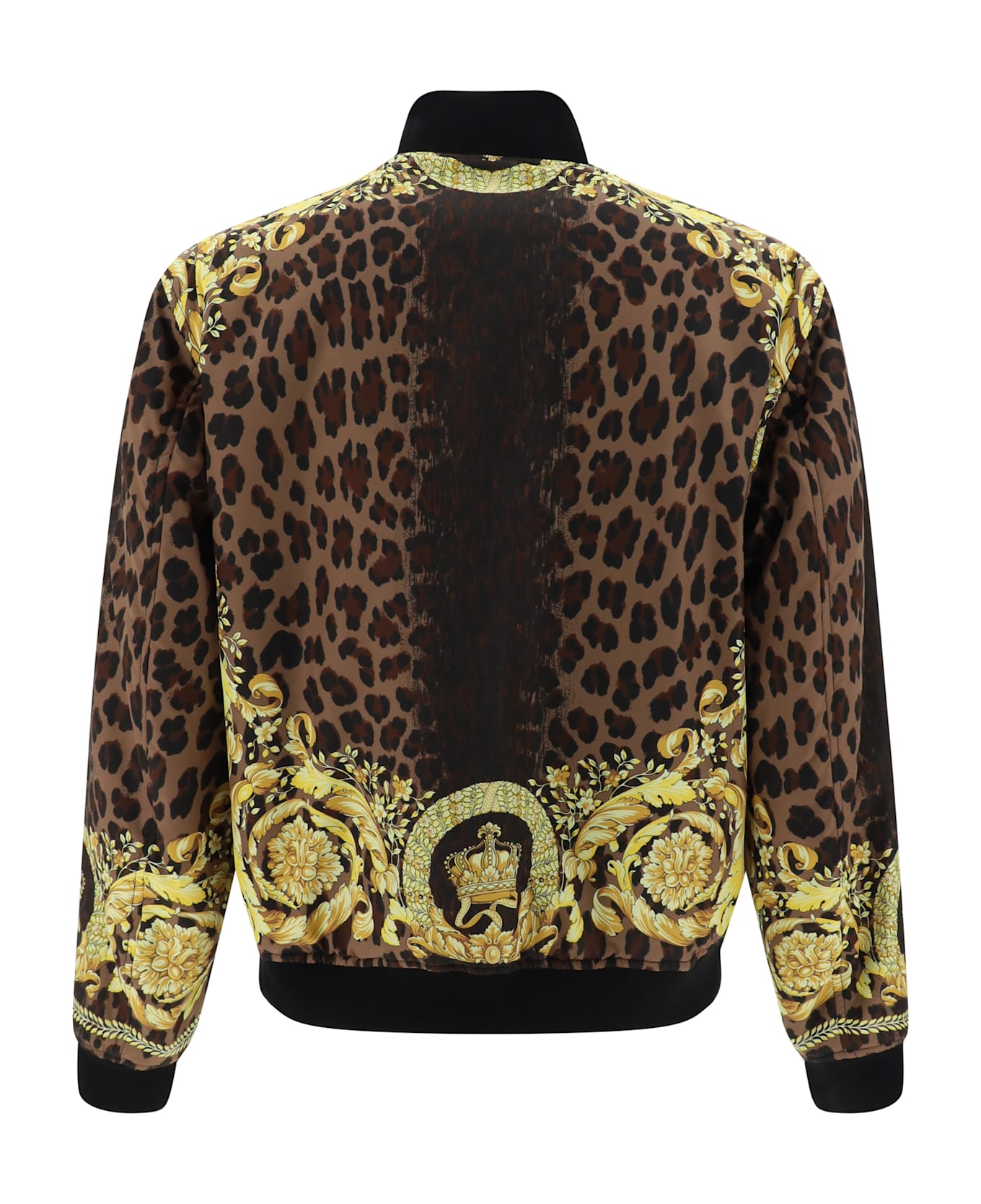 Versace Reversible Jacket - Chestnut+gold