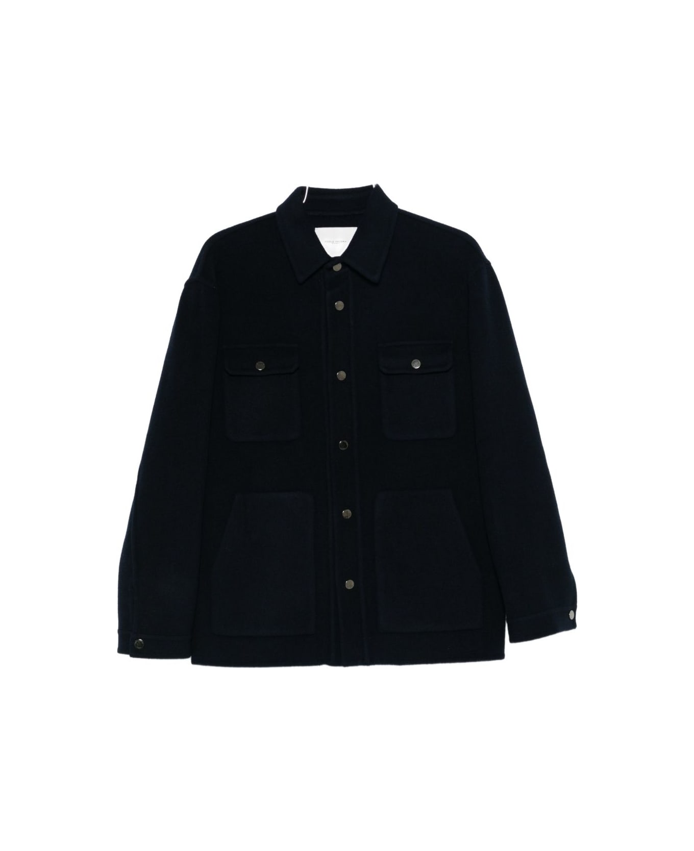 Paolo Pecora Buttoned Coat - Blue