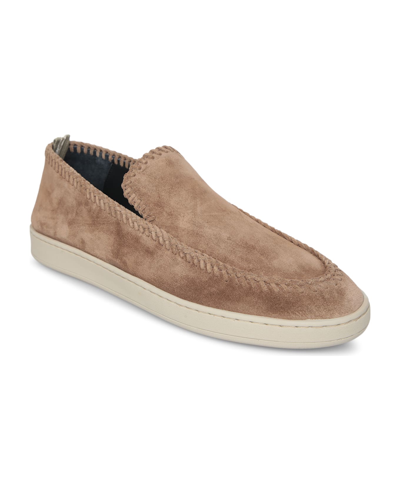 Officine Creative Driver Suede Brown Moccasin - Brown