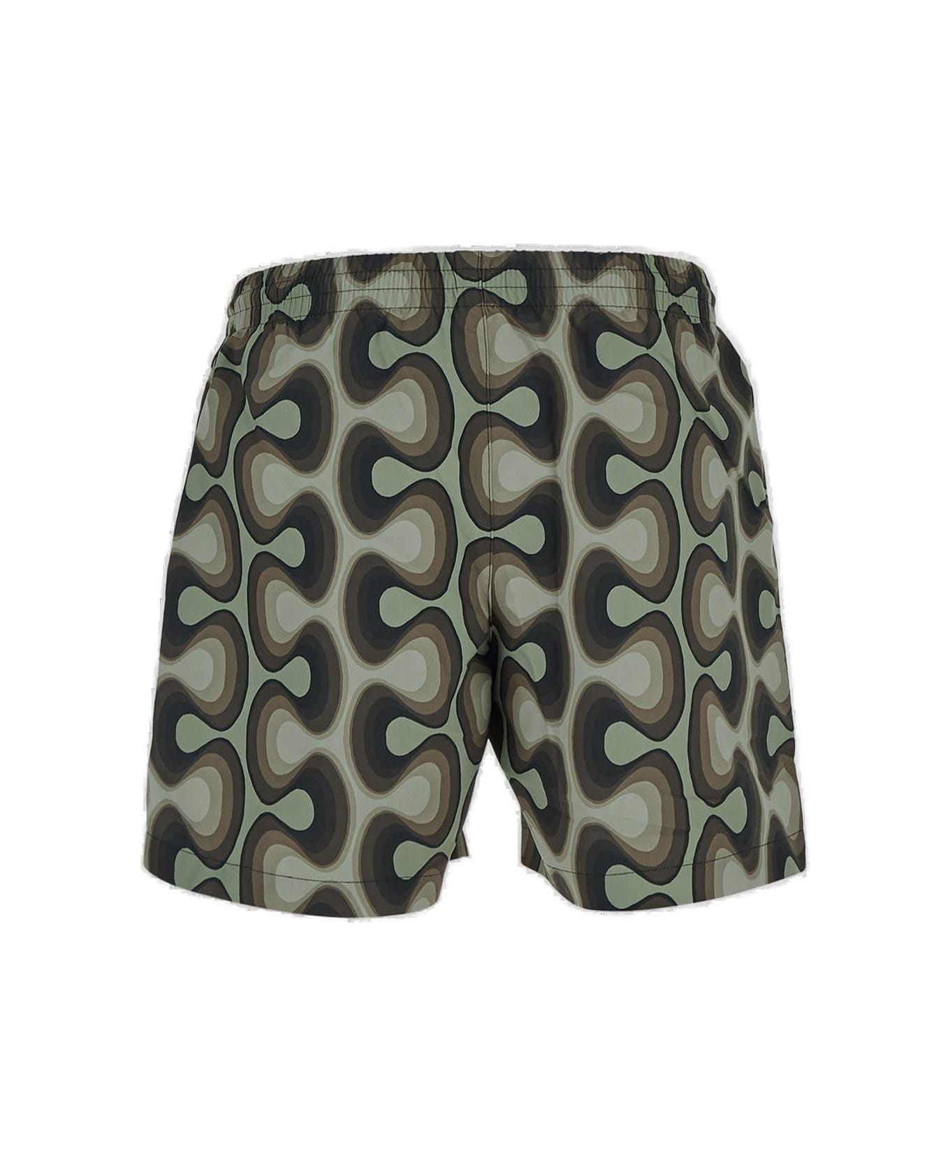 Dries Van Noten Abstract Printed Swim Shorts ショートパンツ