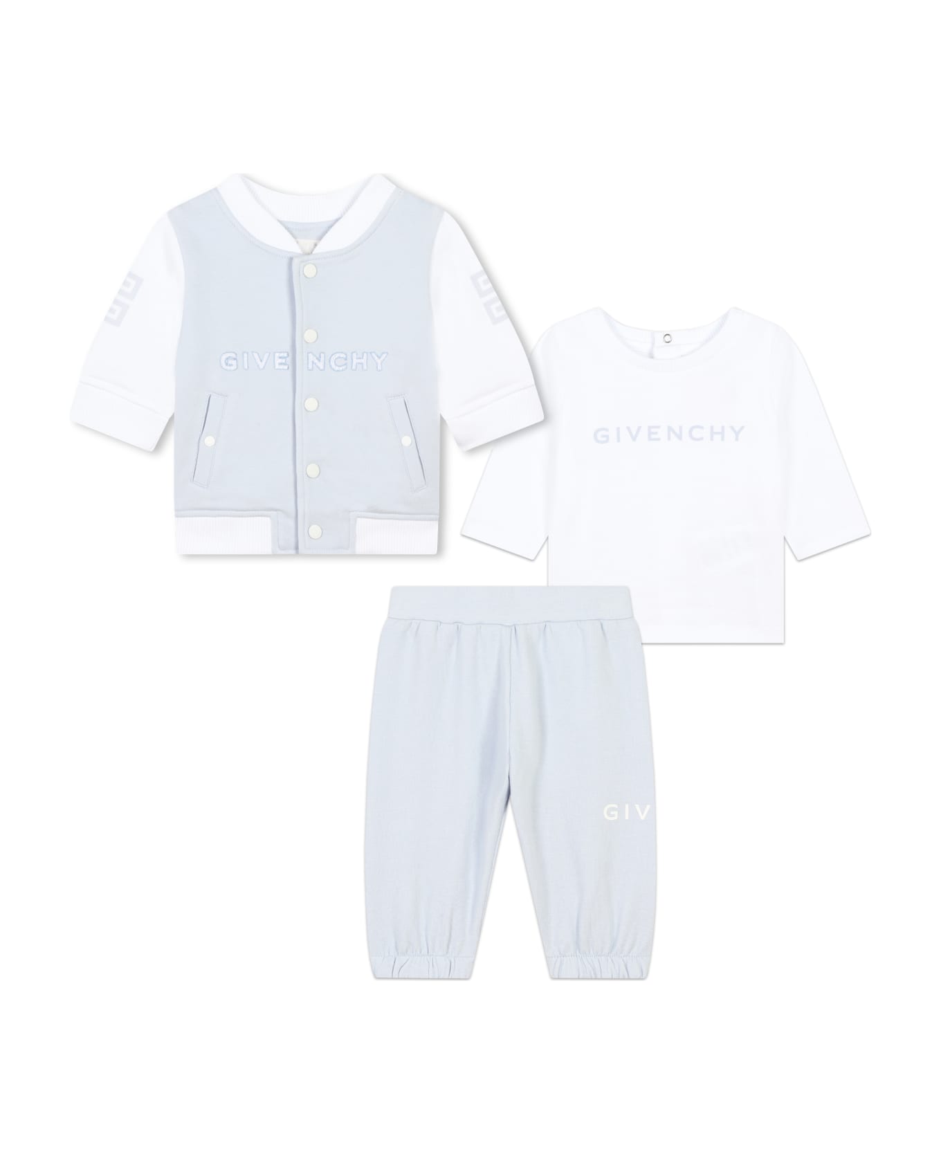 Givenchy Completo Con Logo - Light blue