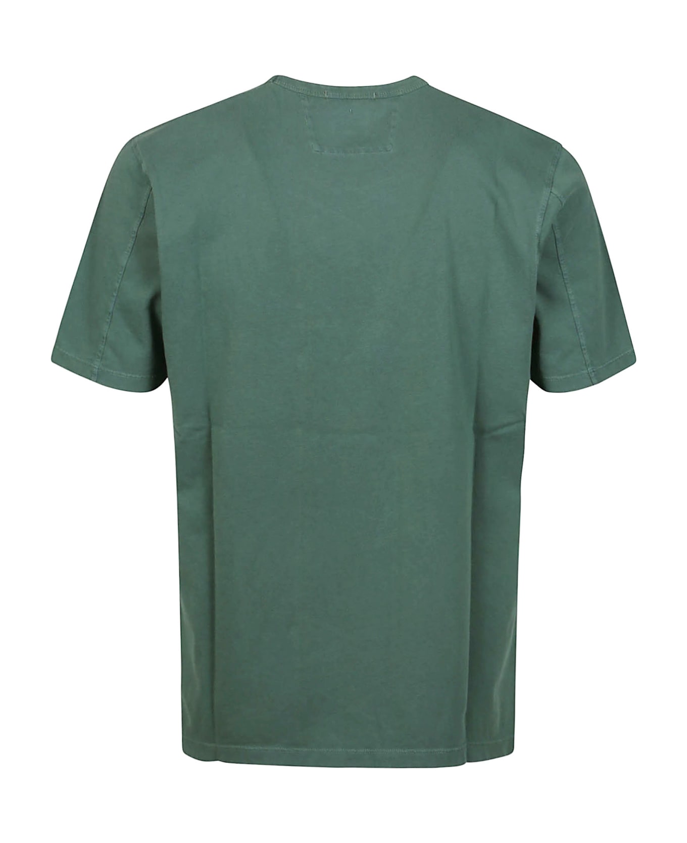 C.P. Company 24/1 Jersey Resist Dyed Logo T-shirt - Duck Green