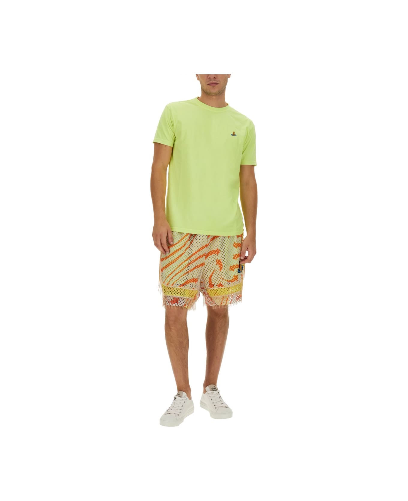 Vivienne Westwood Shorts With Print - MULTICOLOUR