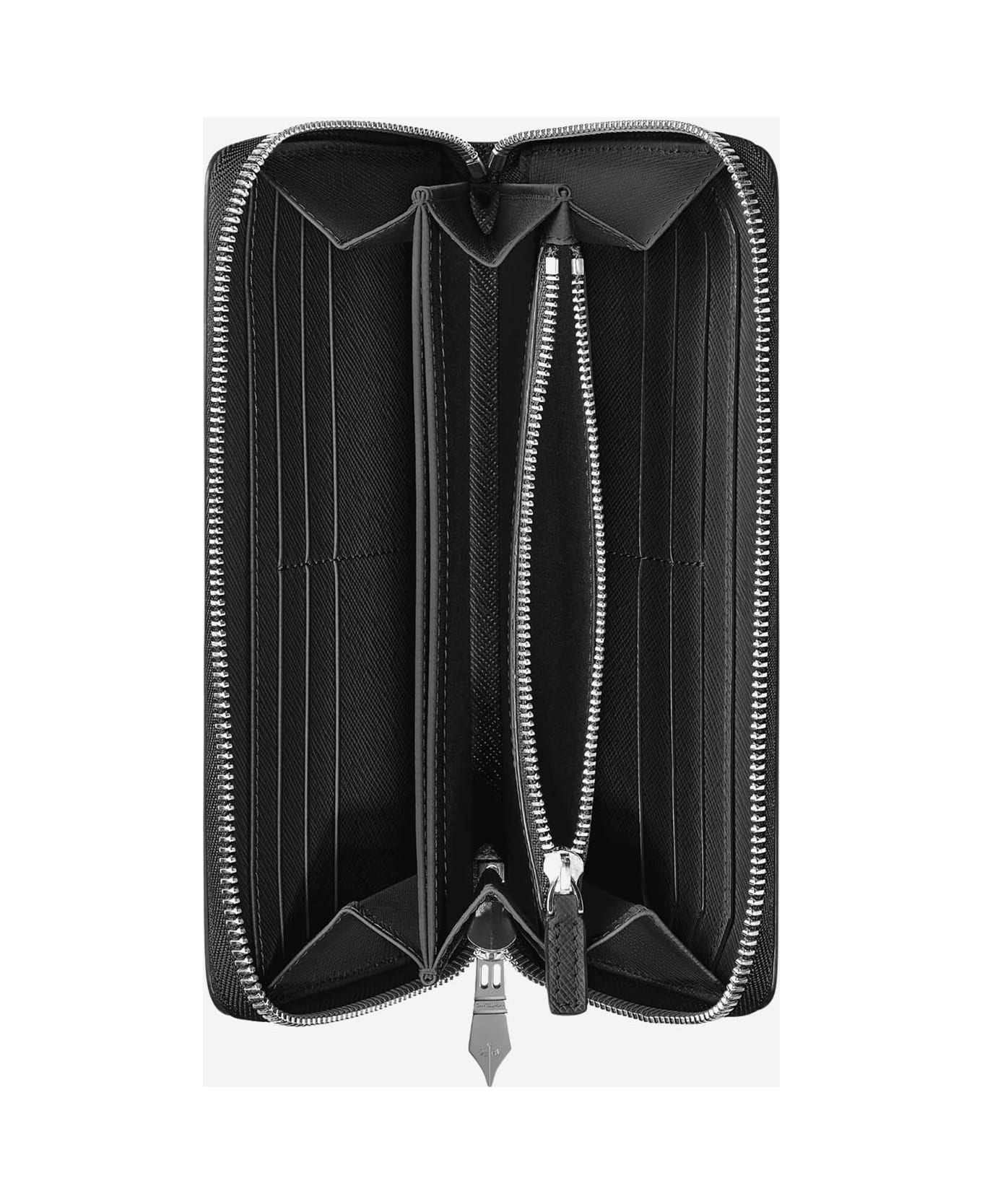 Montblanc Leather Wallet With Logo - Black