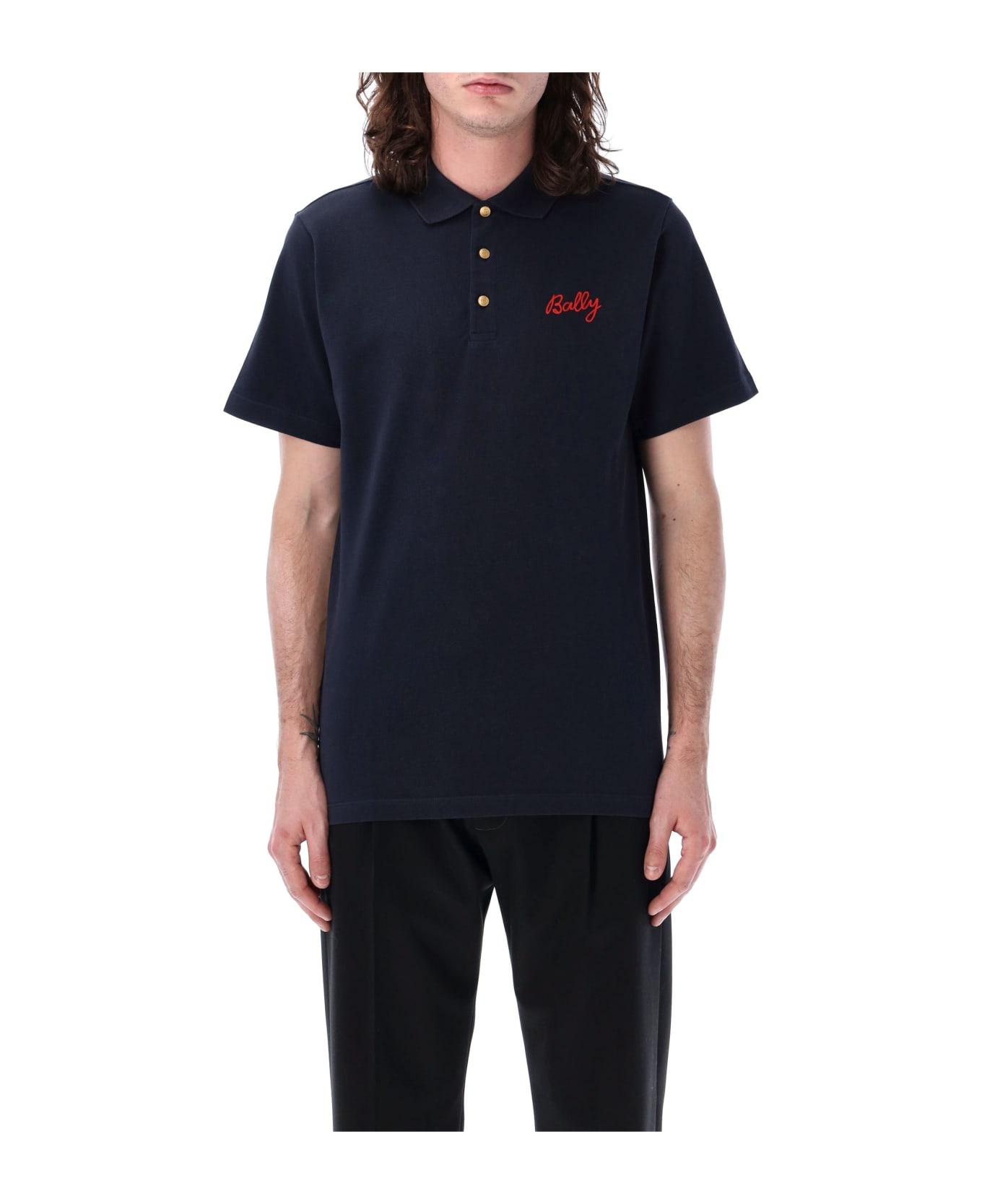 Bally Polo Shirt - NAVY ポロシャツ
