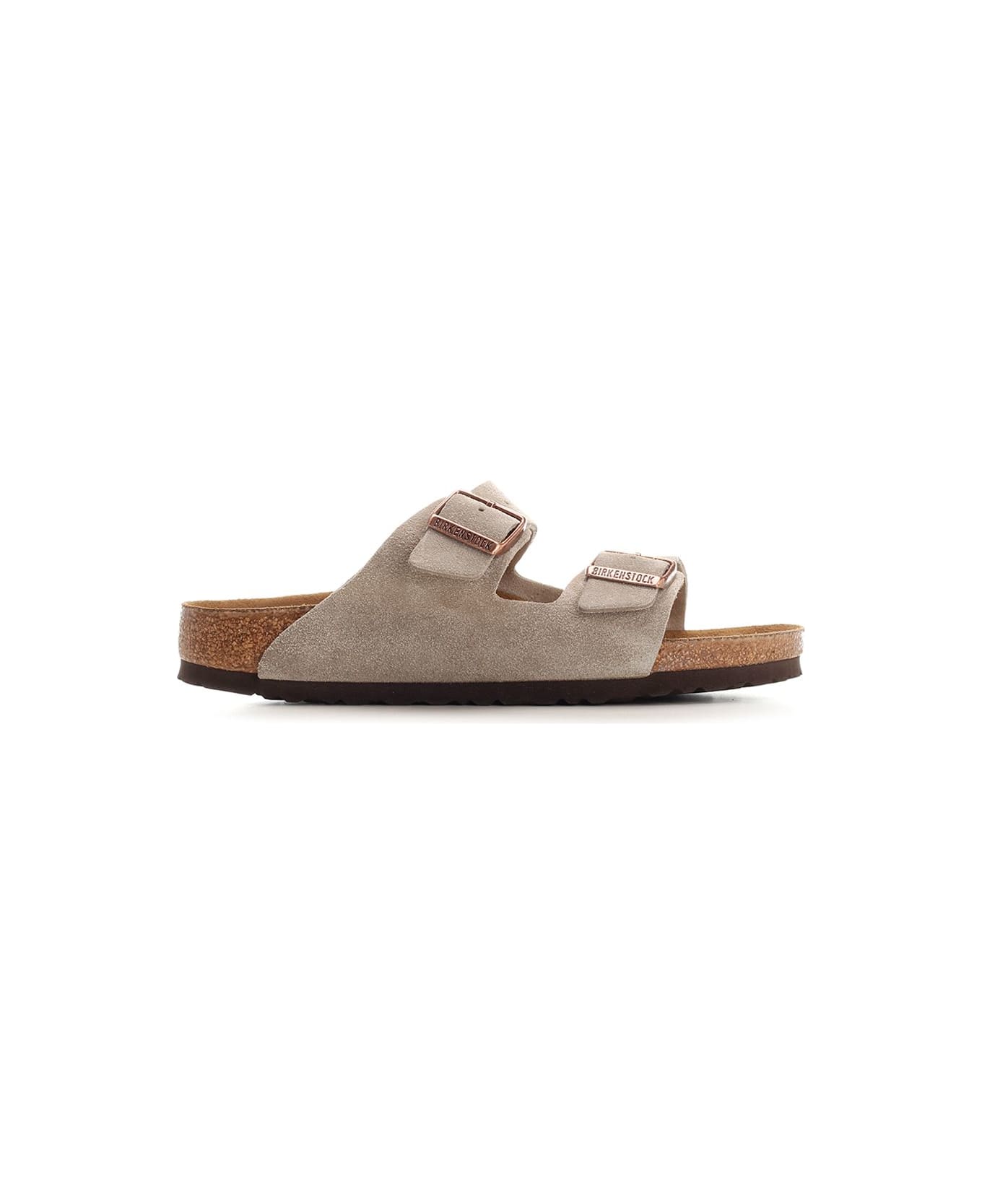 Birkenstock 
arizona
 Double Buckle Sandal - Beige