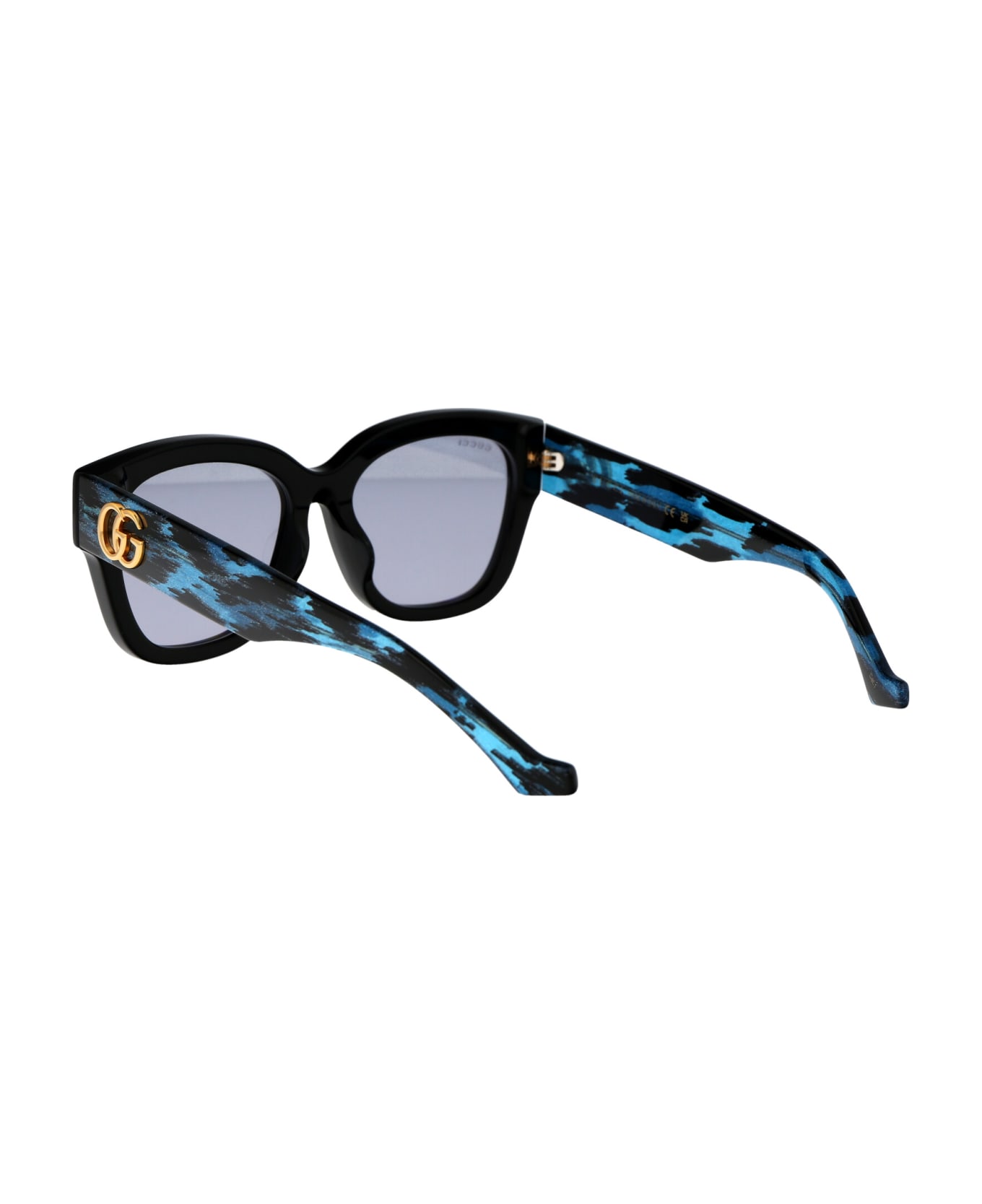 Gucci Eyewear Gg1550sk Sunglasses - 003 BLACK BLACK VIOLET サングラス